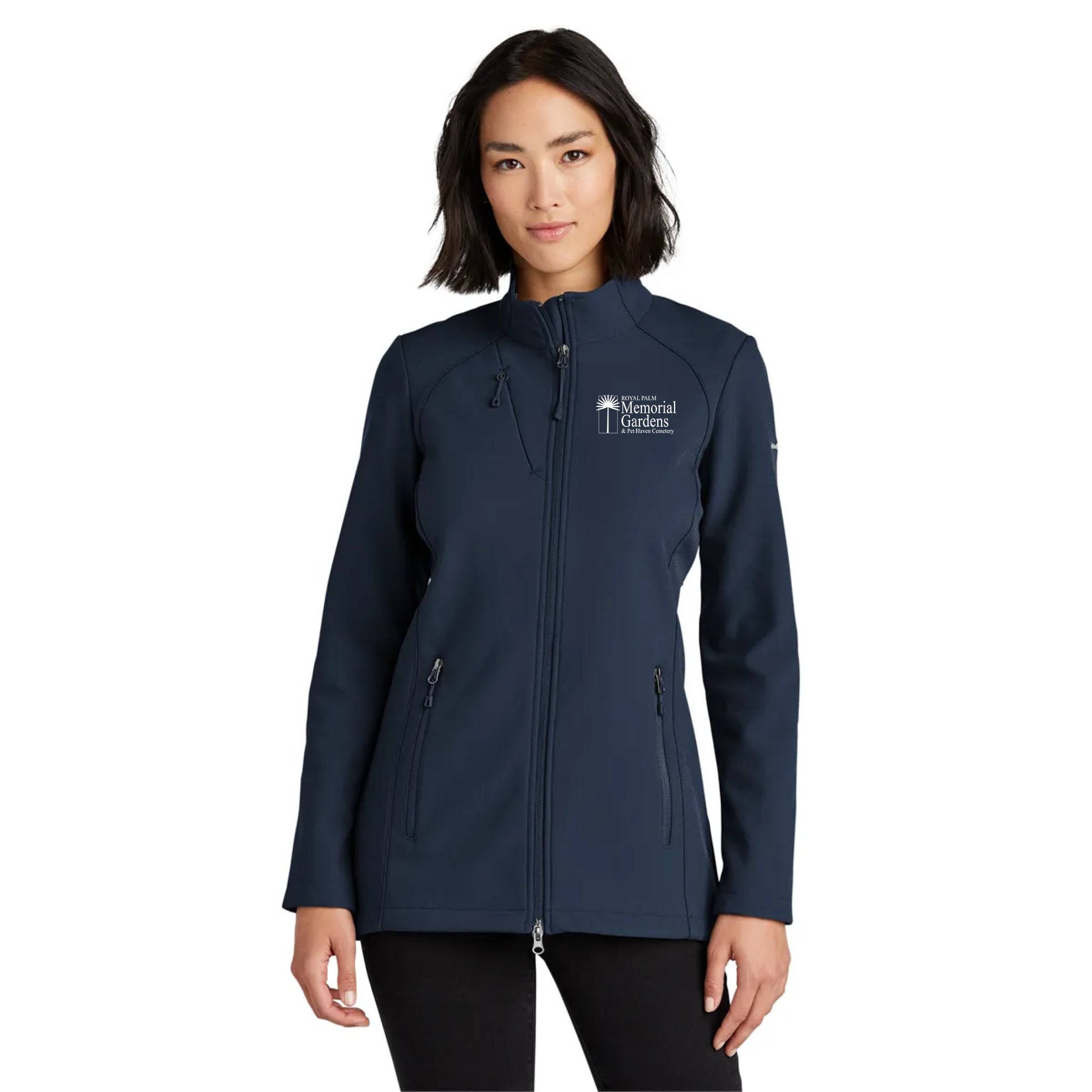 Eddie Bauer Women's Stretch Soft Shell Jacket River Blue Navy