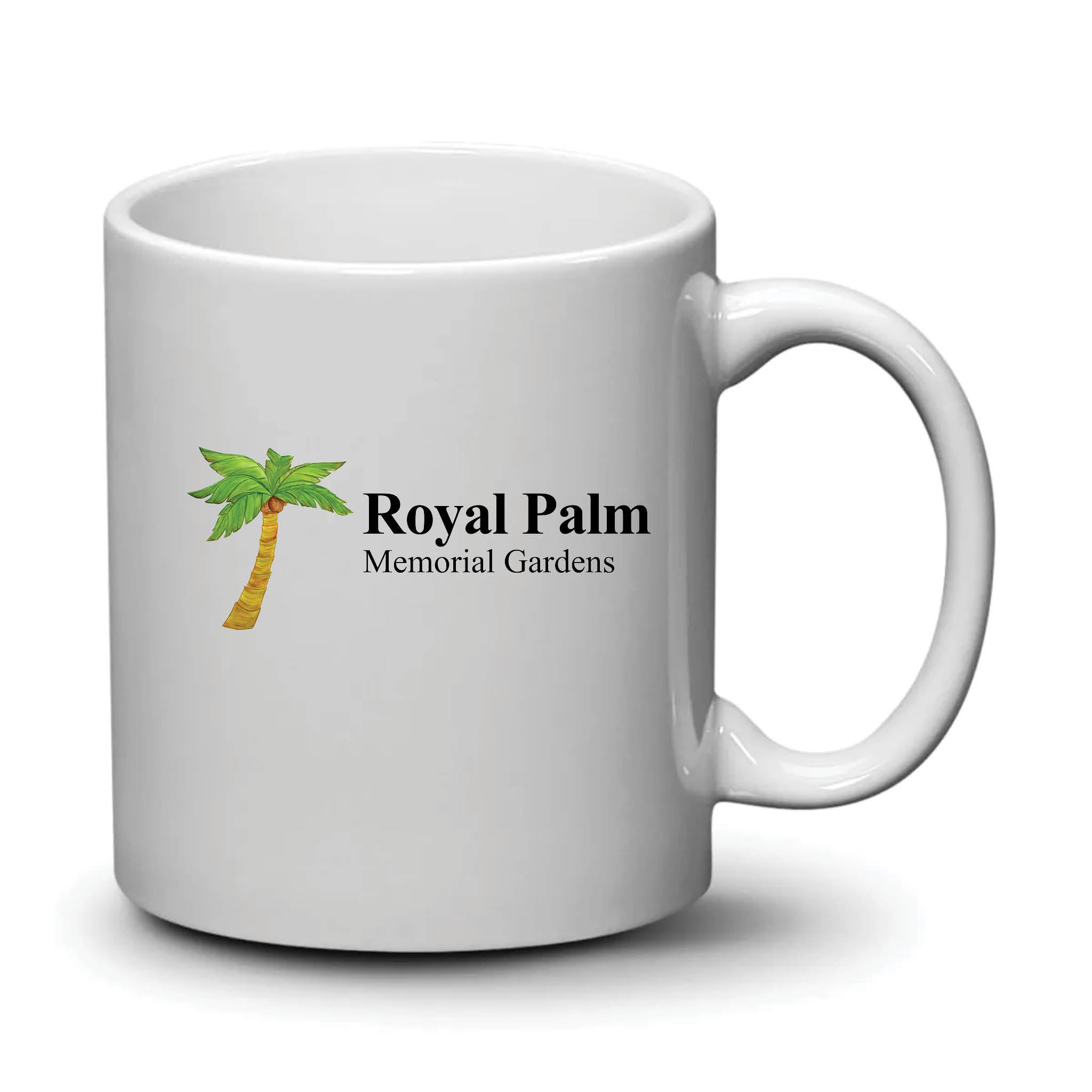 Malibu Mug White Full Color Logo
