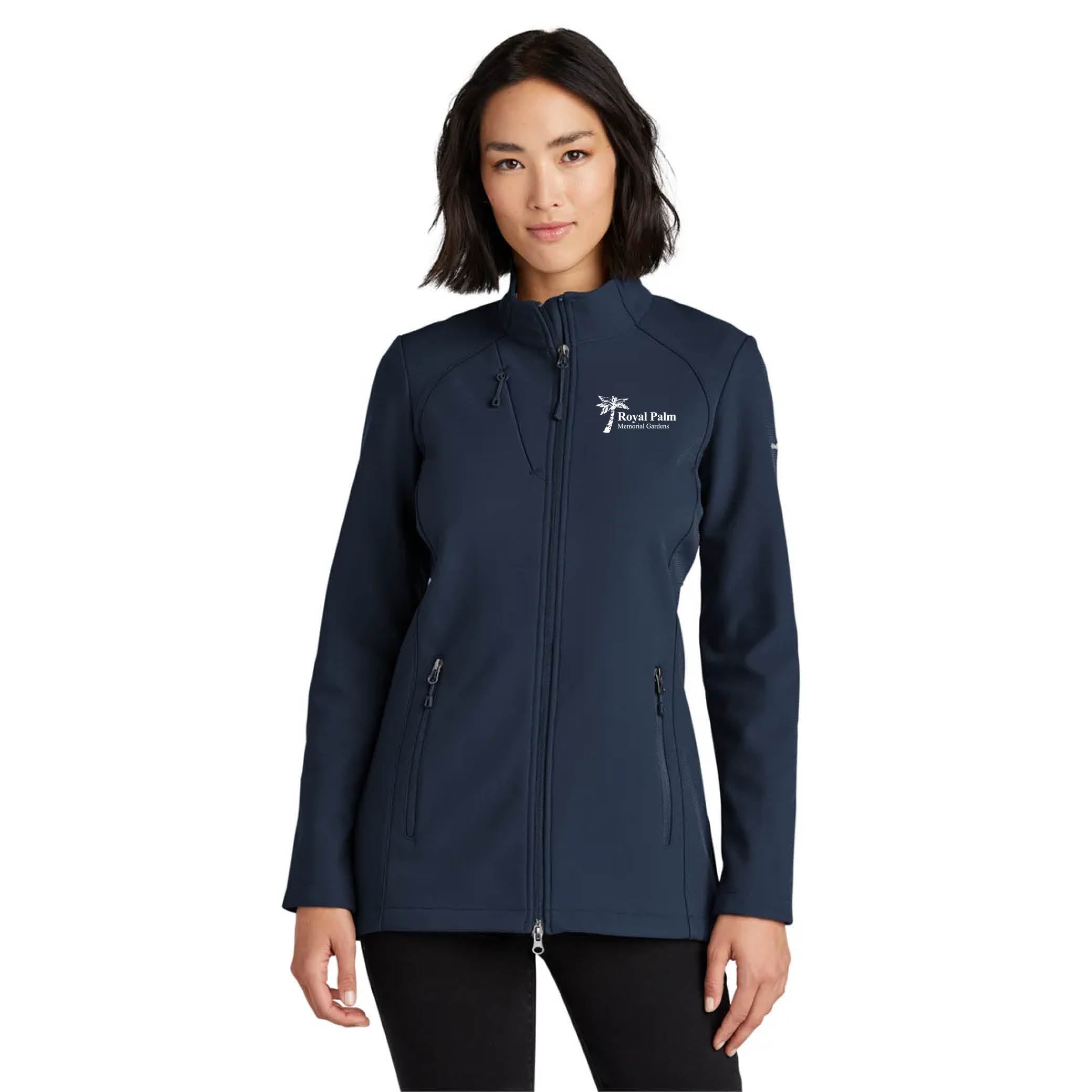 Eddie Bauer Women's Stretch Soft Shell Jacket River Blue Navy