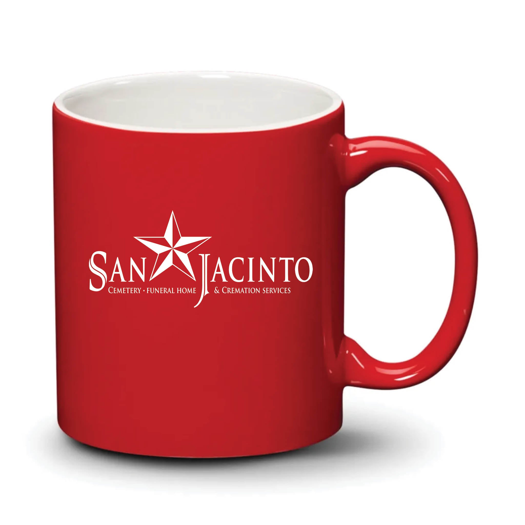 Malibu Mug Red White Logo