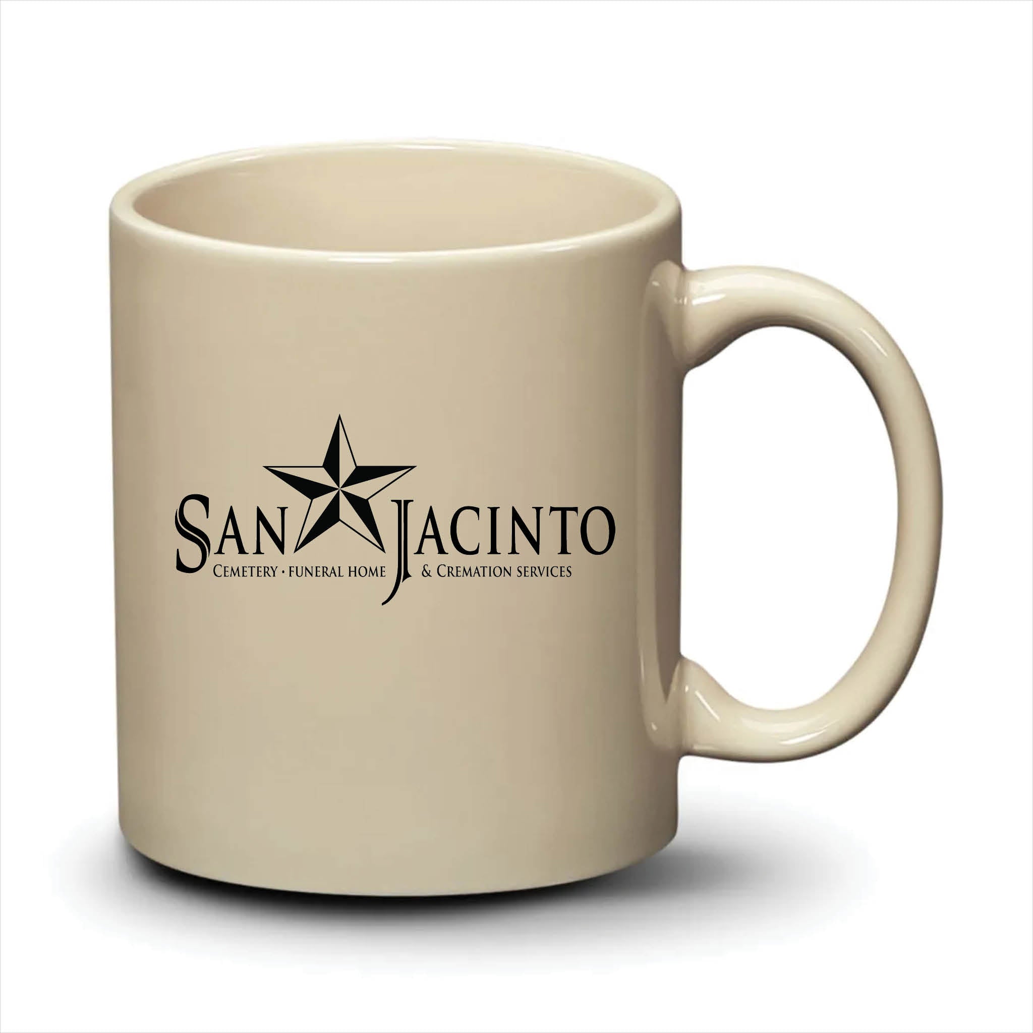 Malibu Mug Almond Black Logo