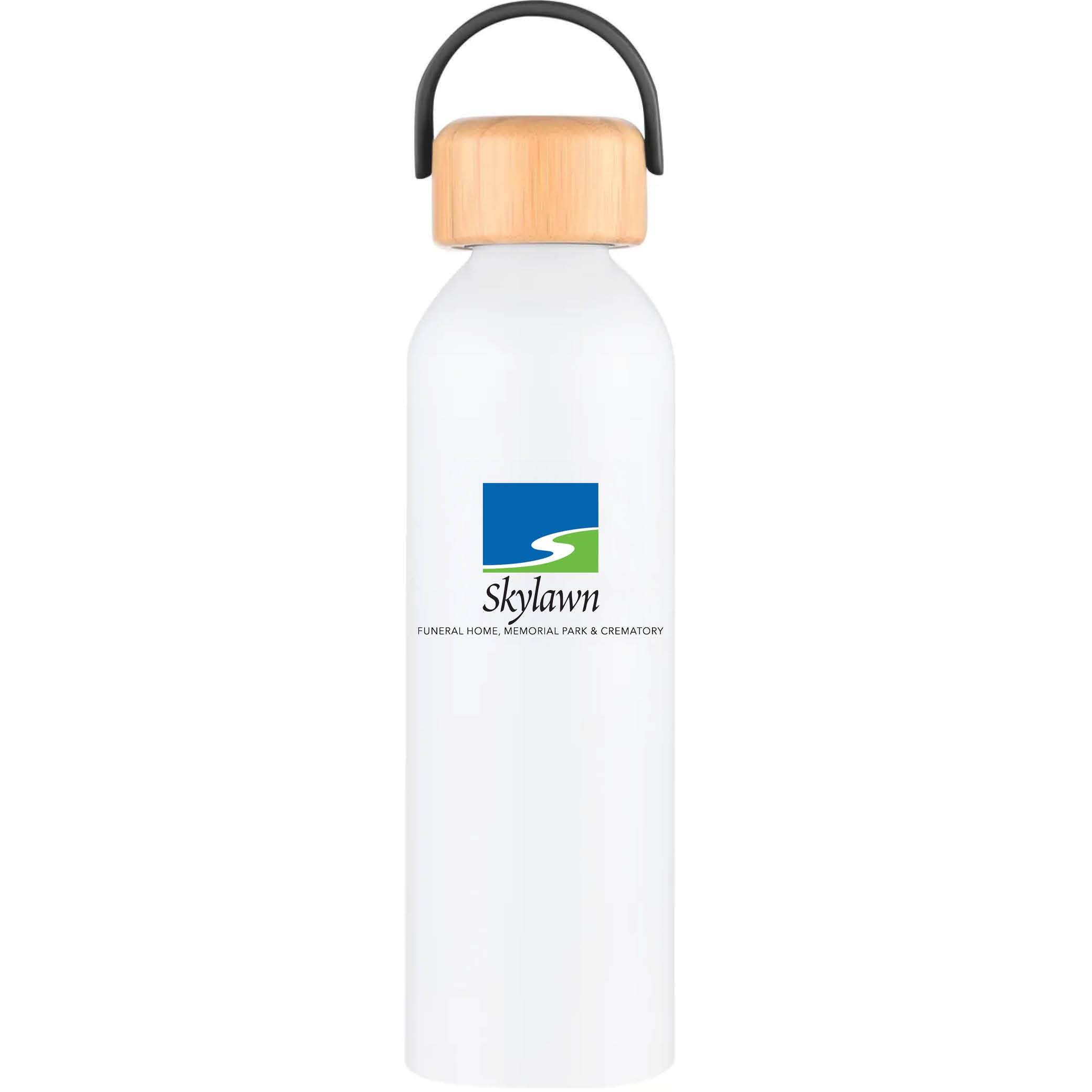 Geyser-VI 24 Oz. Eco Friendly Sports Water Bottle White