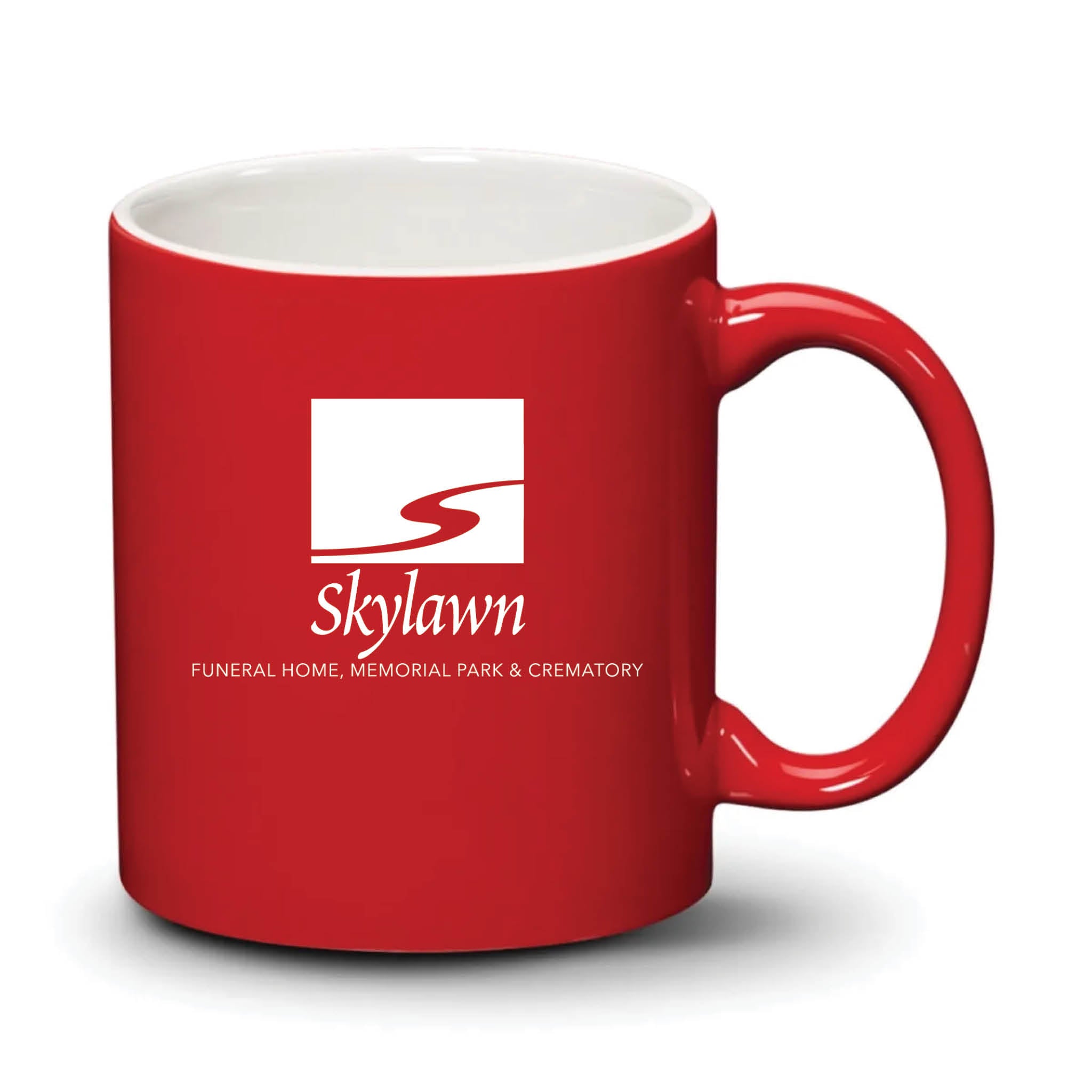 Malibu Mug Red White Logo