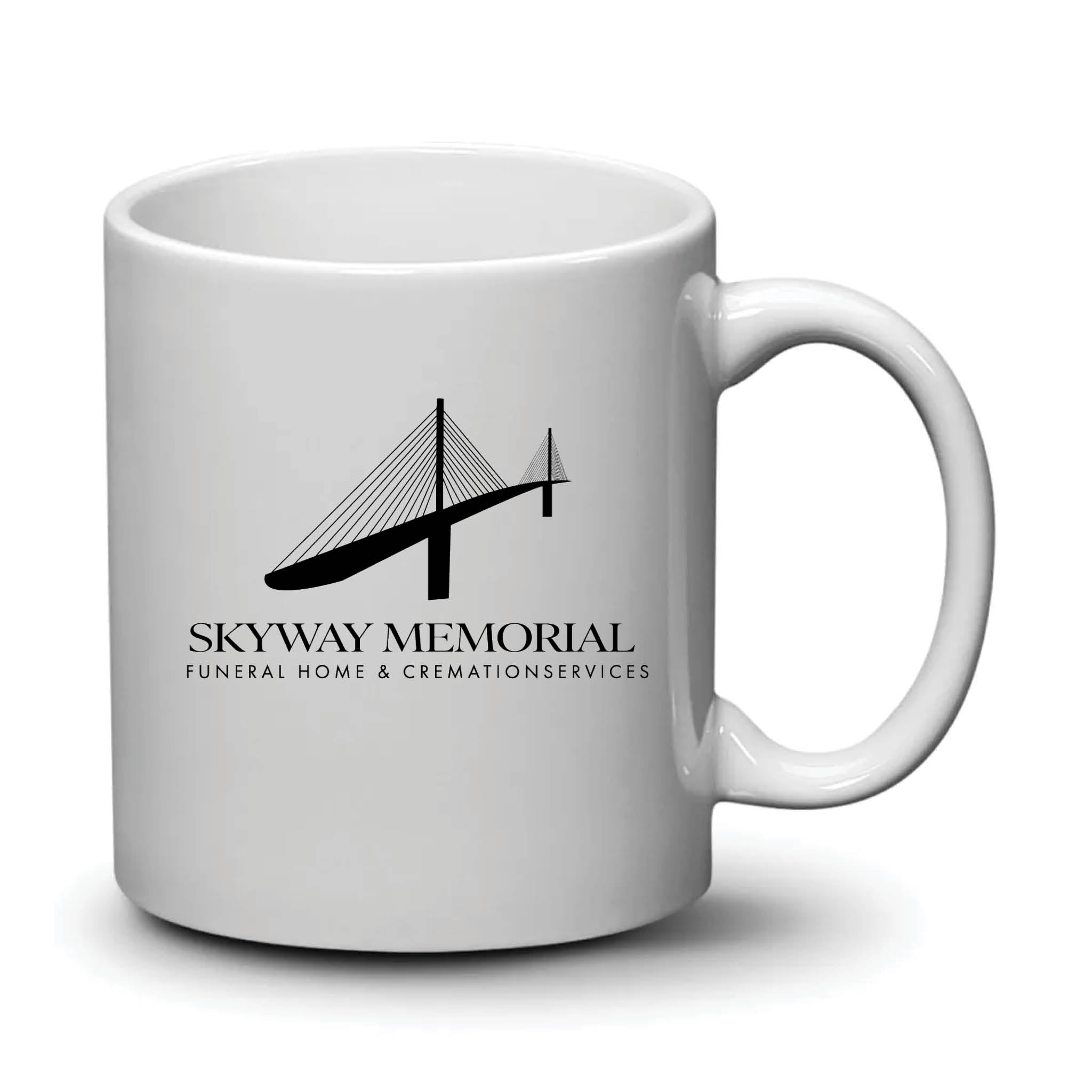 Malibu Mug White Black Logo