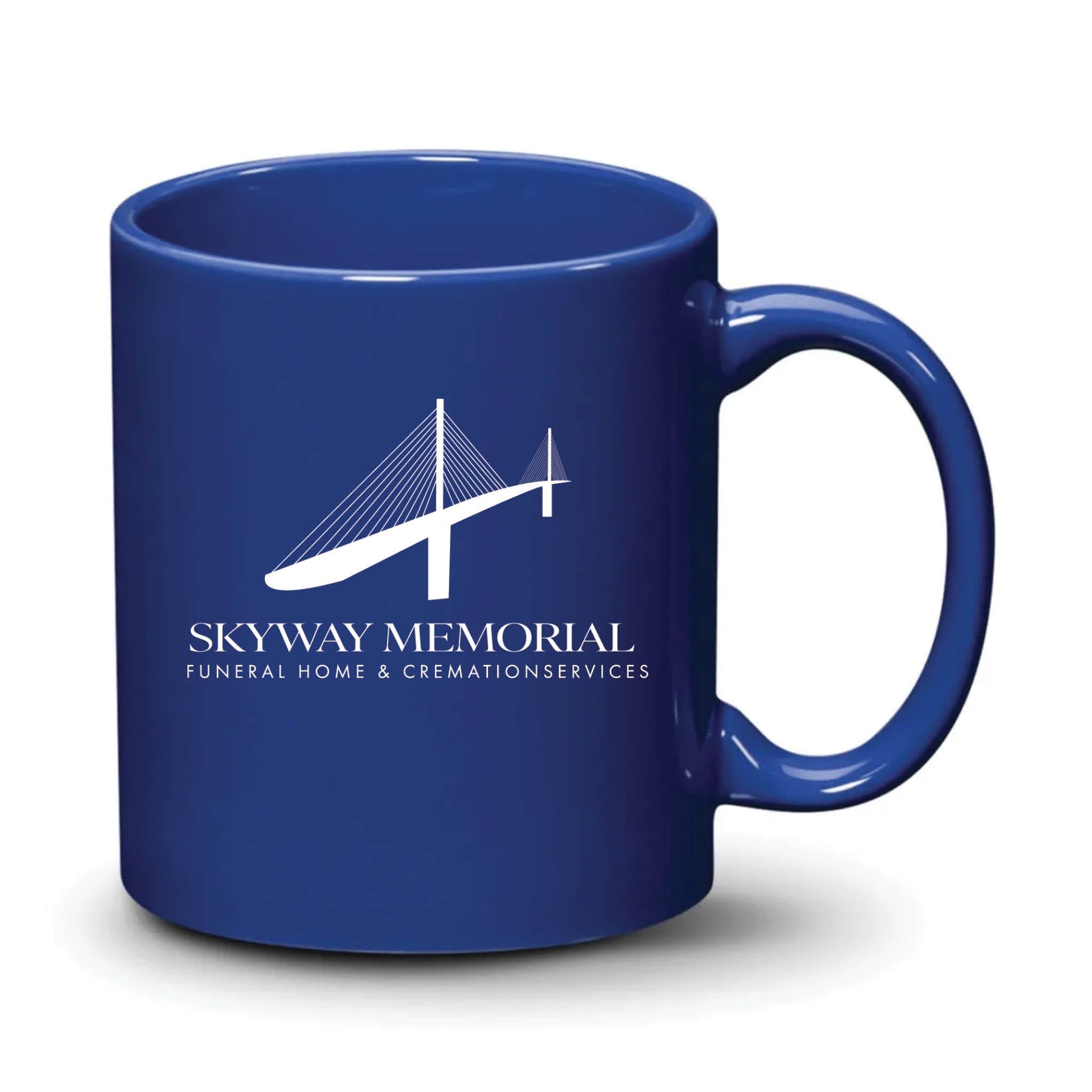 Malibu Mug Royal Blue White Logo