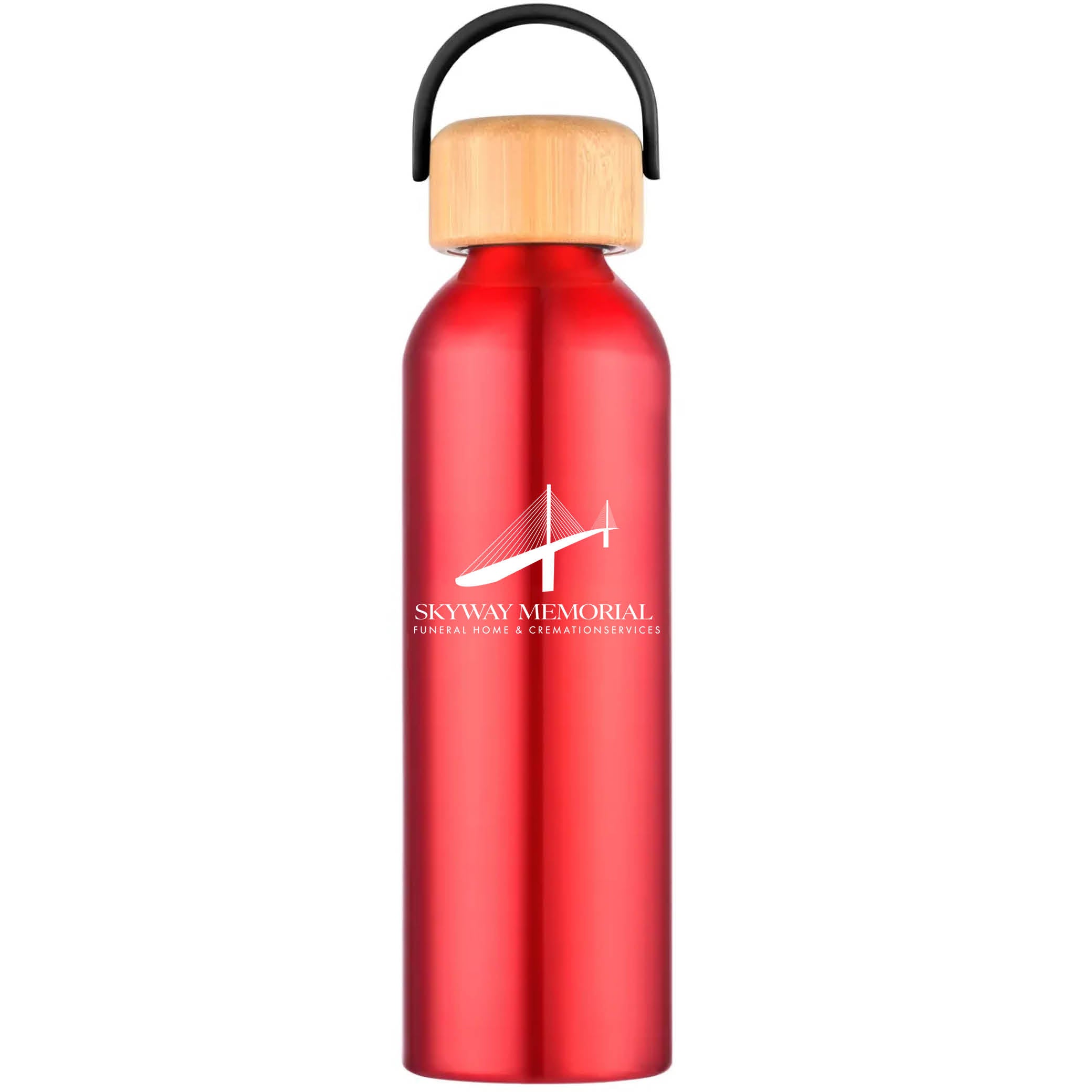 Geyser-VI 24 Oz. Eco Friendly Sports Water Bottle Red
