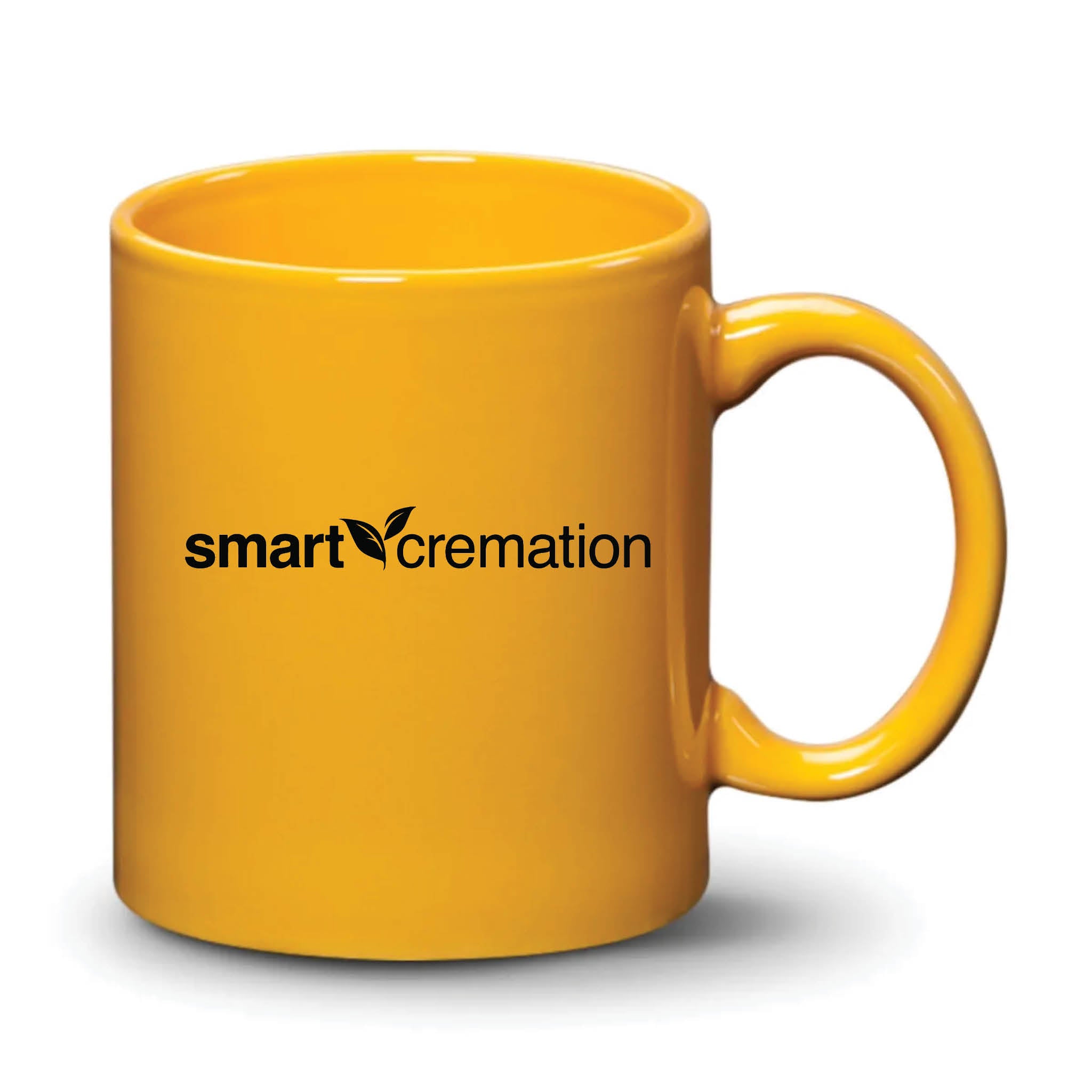 Malibu Mug Gamboge Black Logo