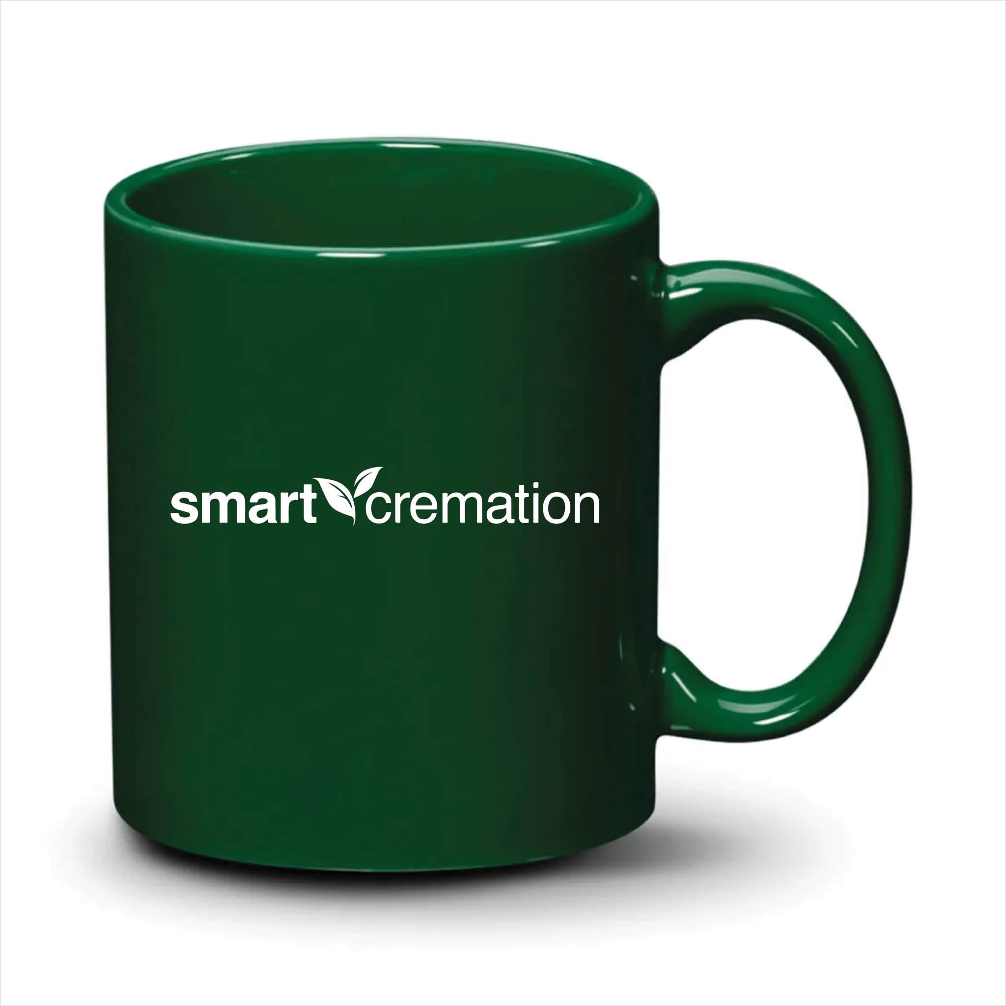 Malibu Mug Hunter Green White Logo