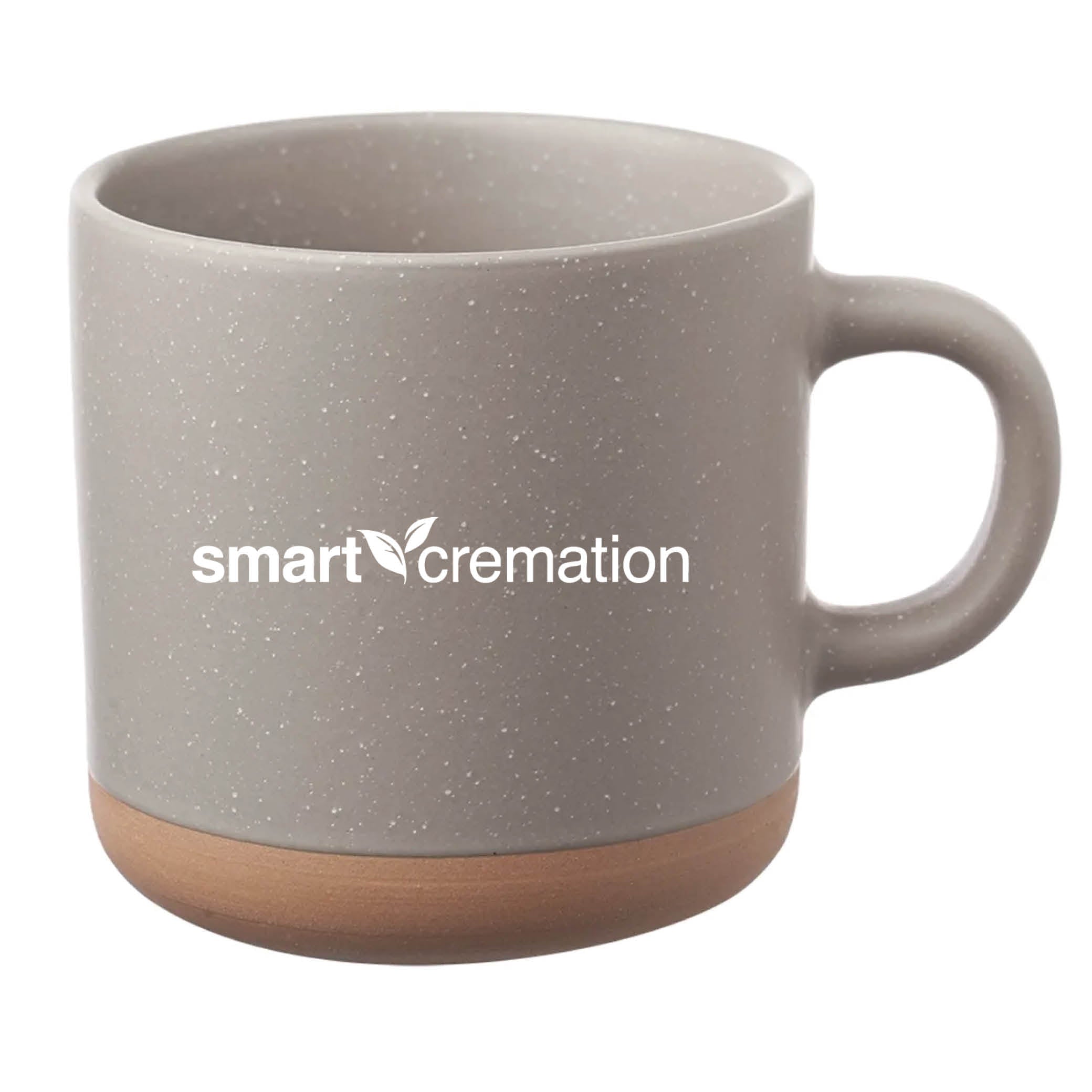 Cosmic Speckled Clay Coffee Mug 11 oz Gray