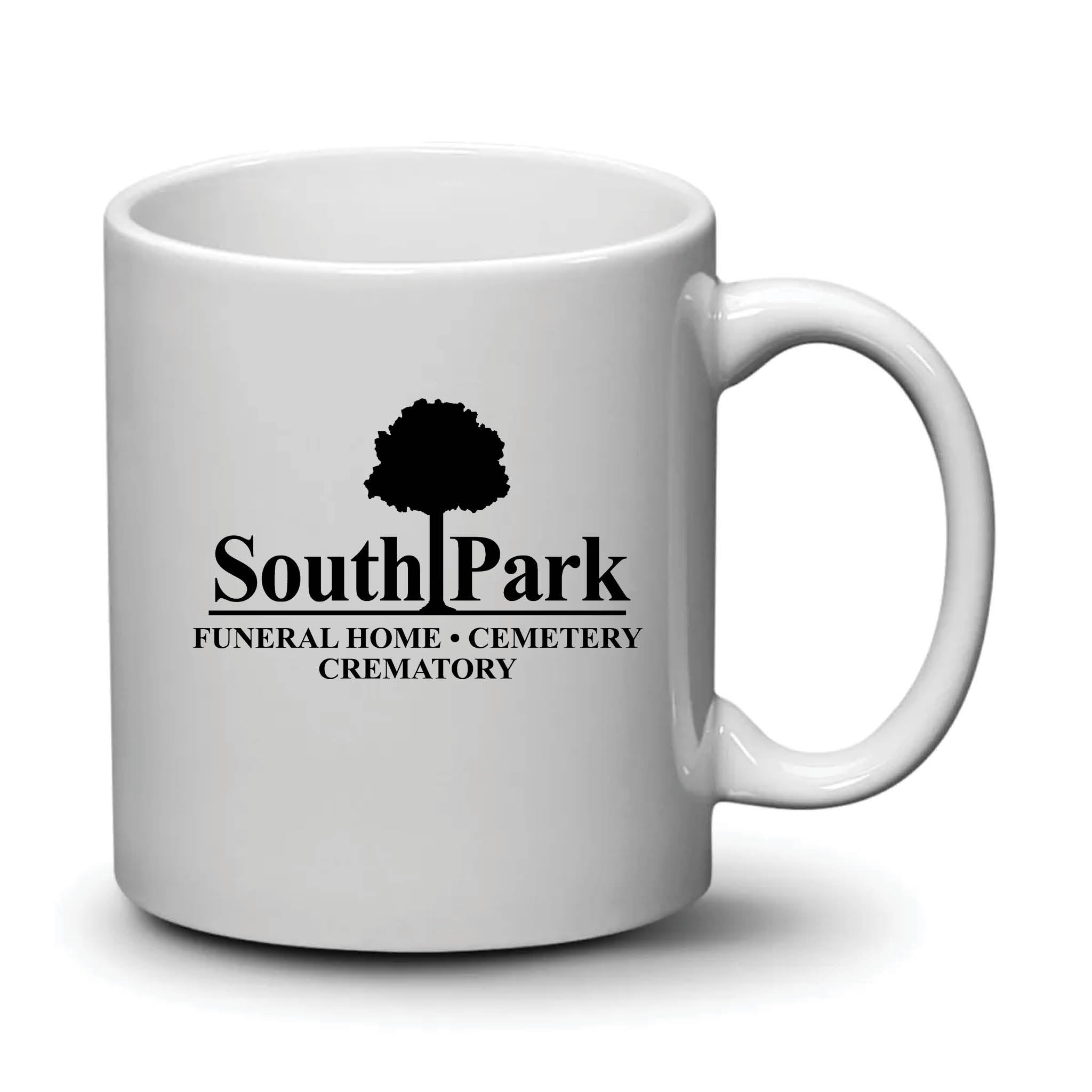 Malibu Mug White Black Logo