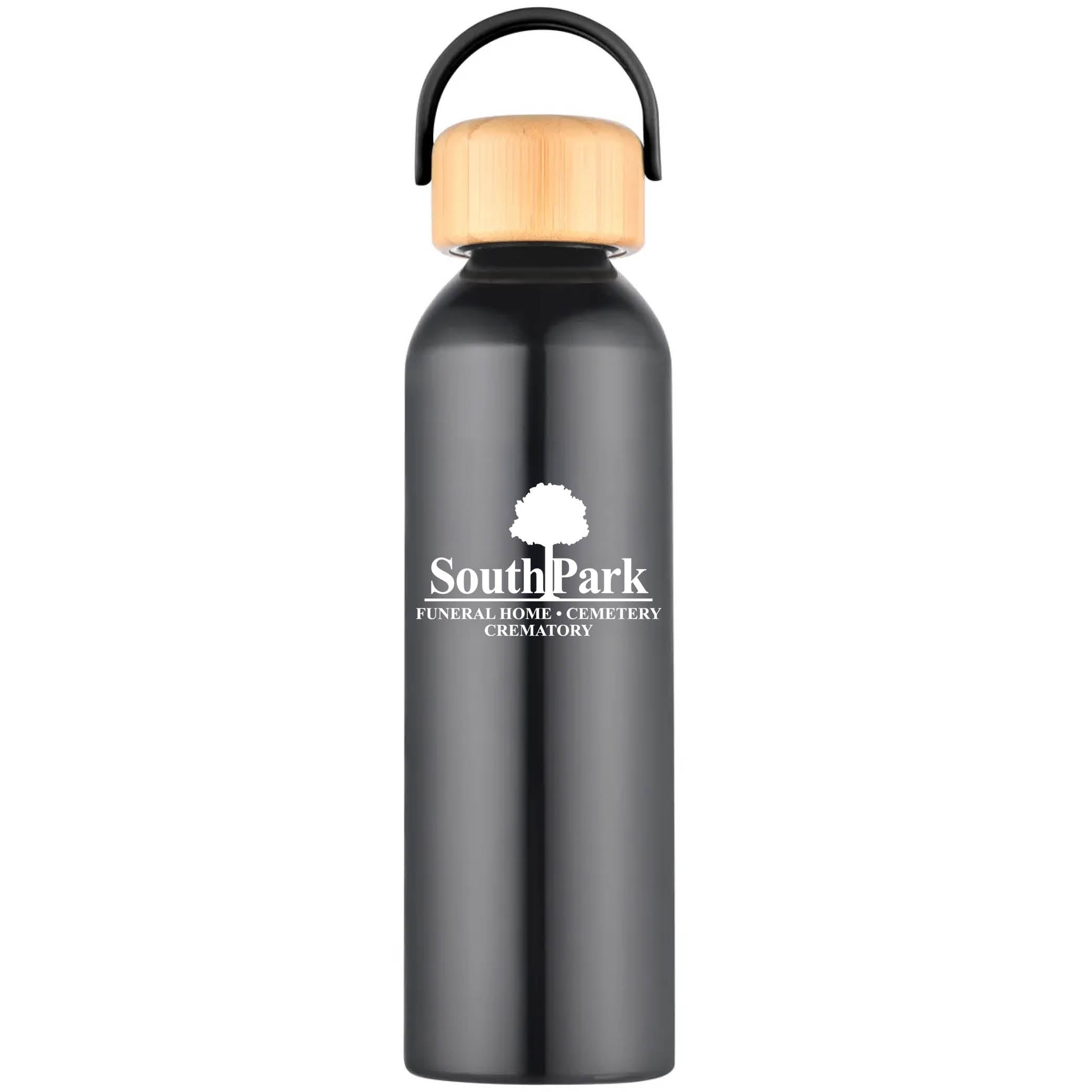 Geyser-VI 24 Oz. Eco Friendly Sports Water Bottle Black