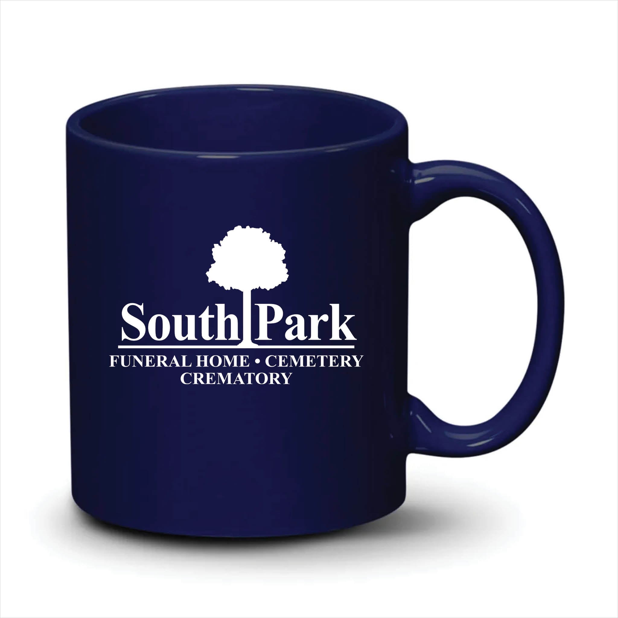 Malibu Mug Cobalt White Logo