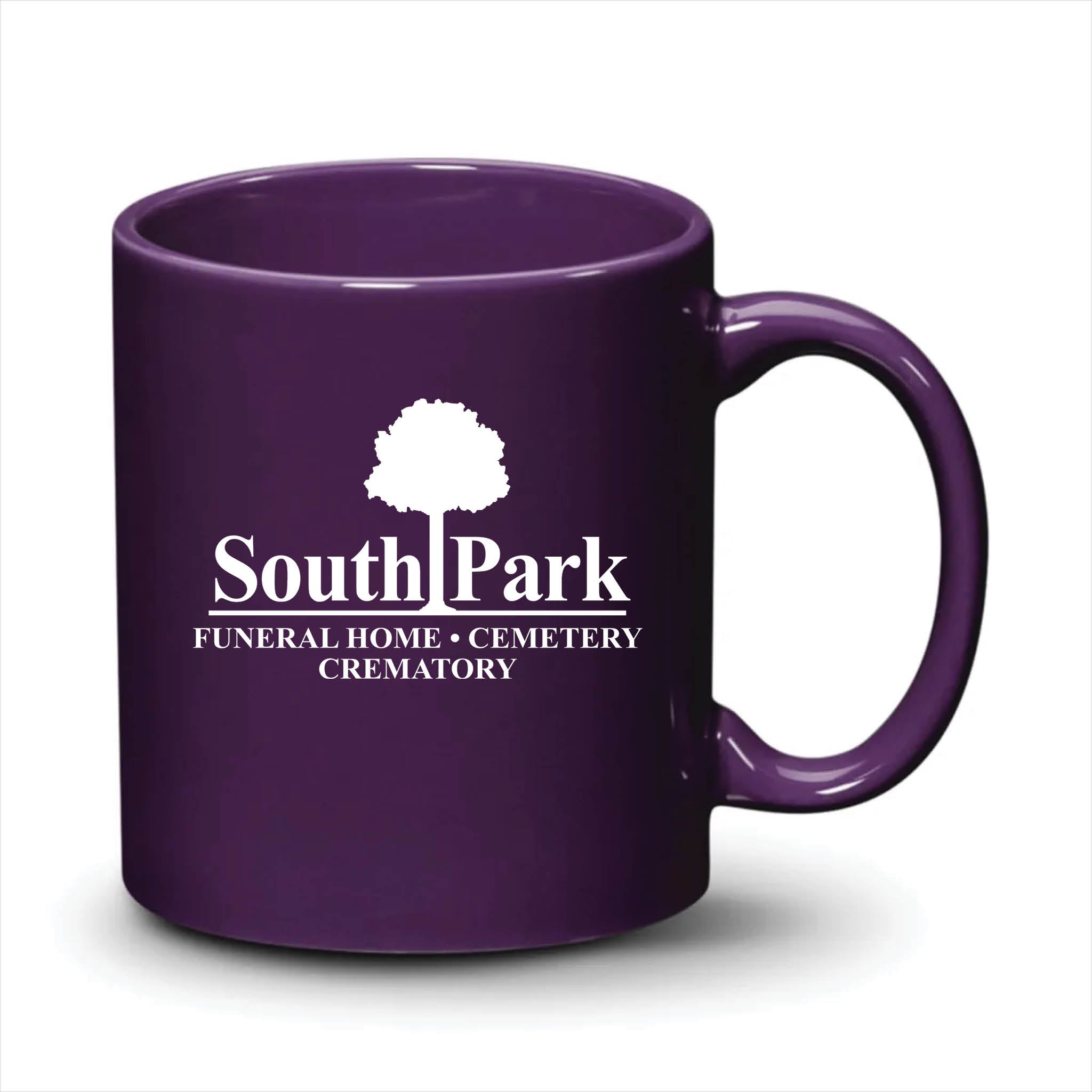 Malibu Mug Purple White Logo