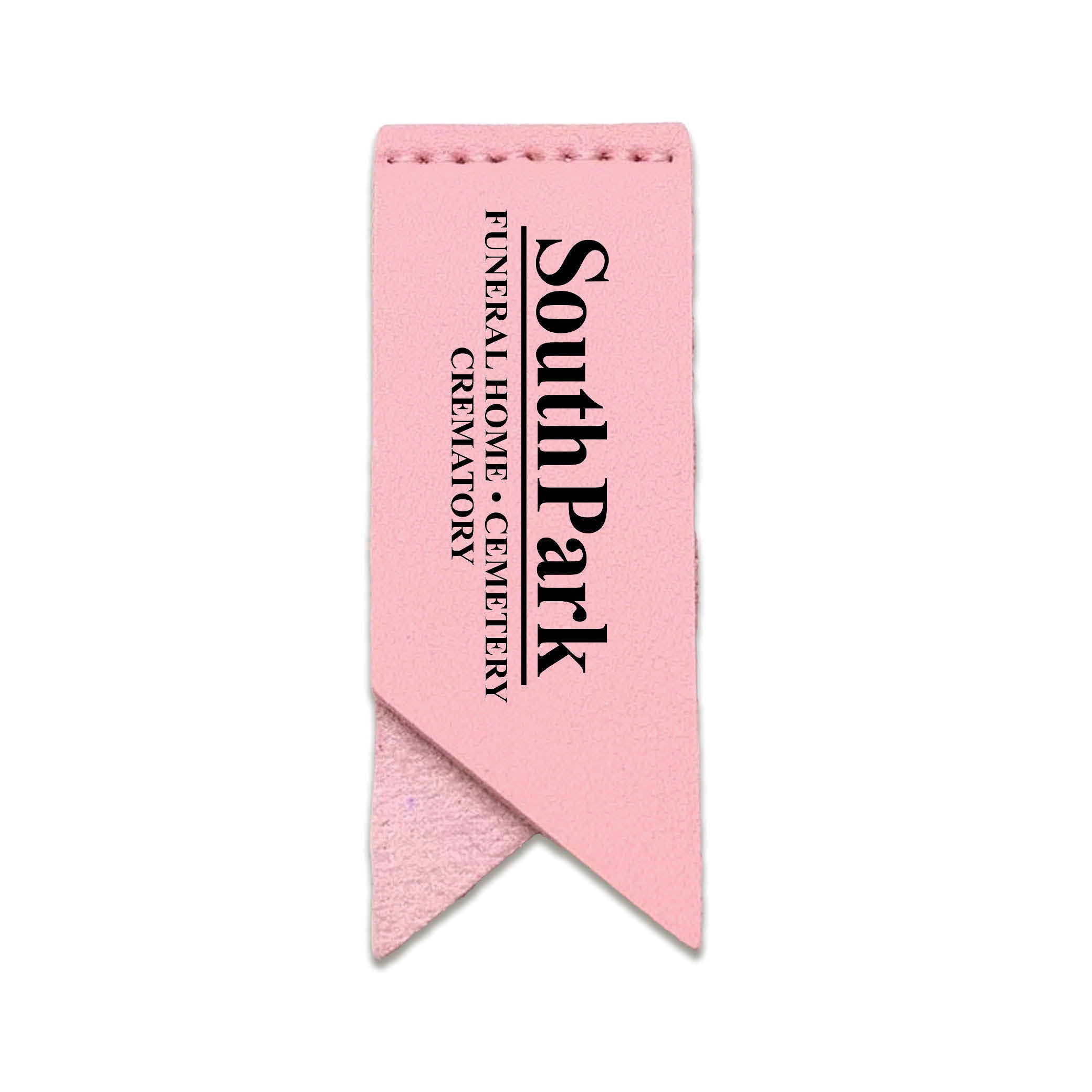 Handmade Leather Bookmark Corner Marker Clip Read Sign Pink