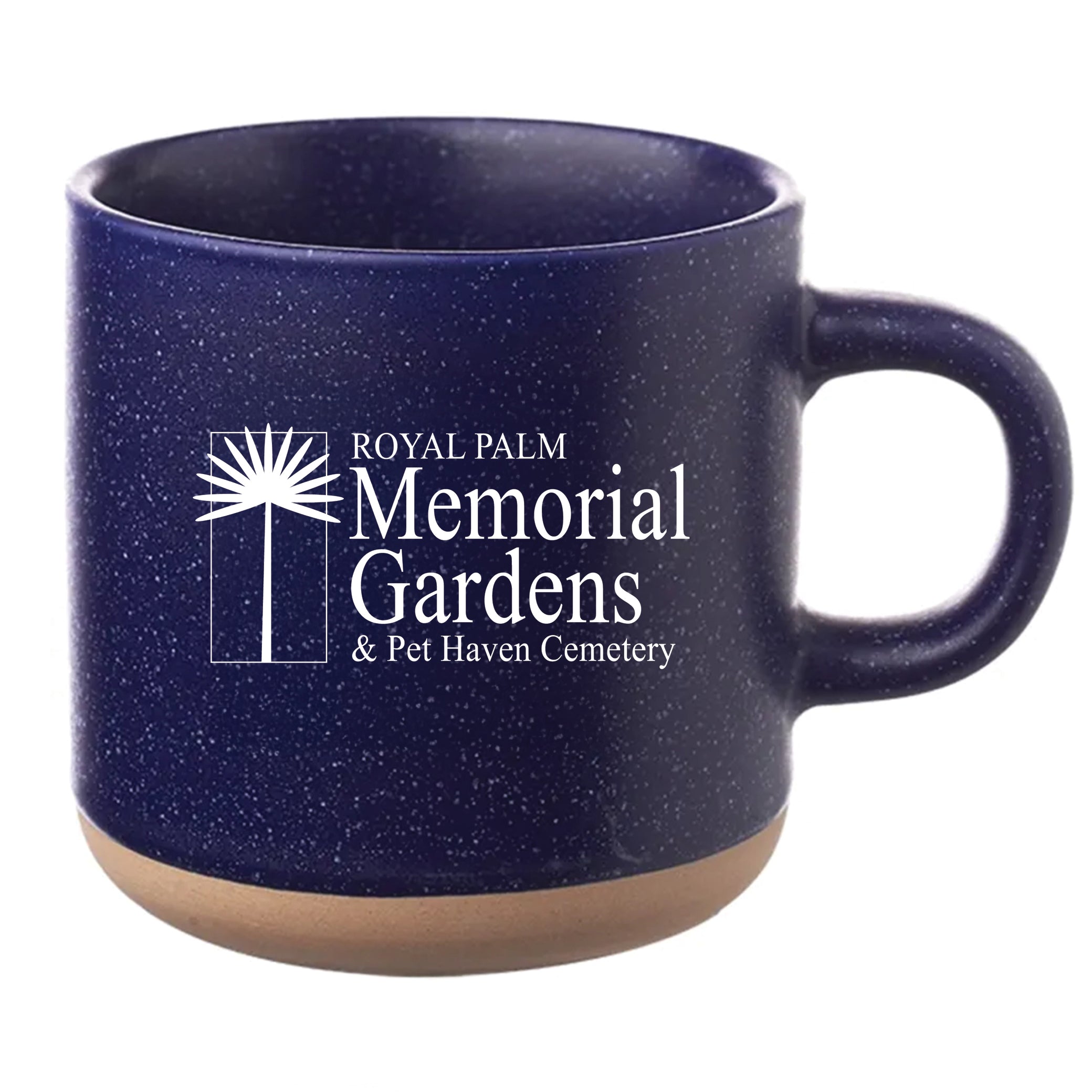 Cosmic Speckled Clay Coffee Mug 11 oz Blue