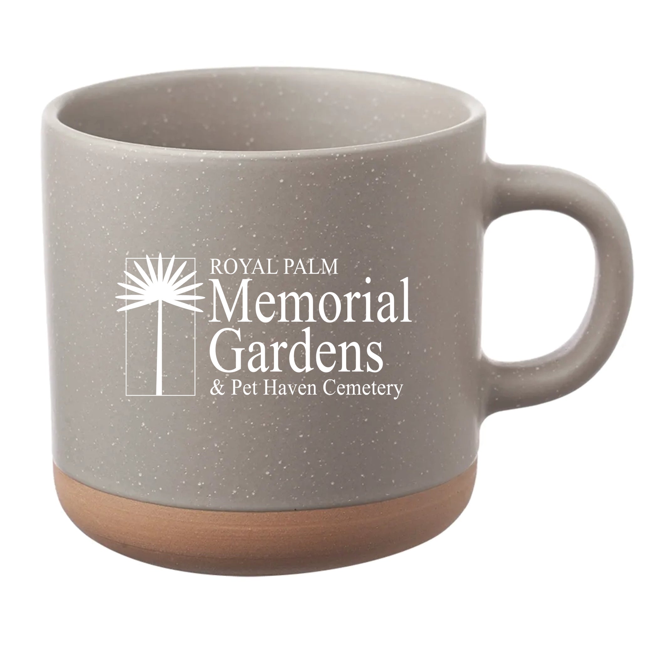 Cosmic Speckled Clay Coffee Mug 11 oz Gray