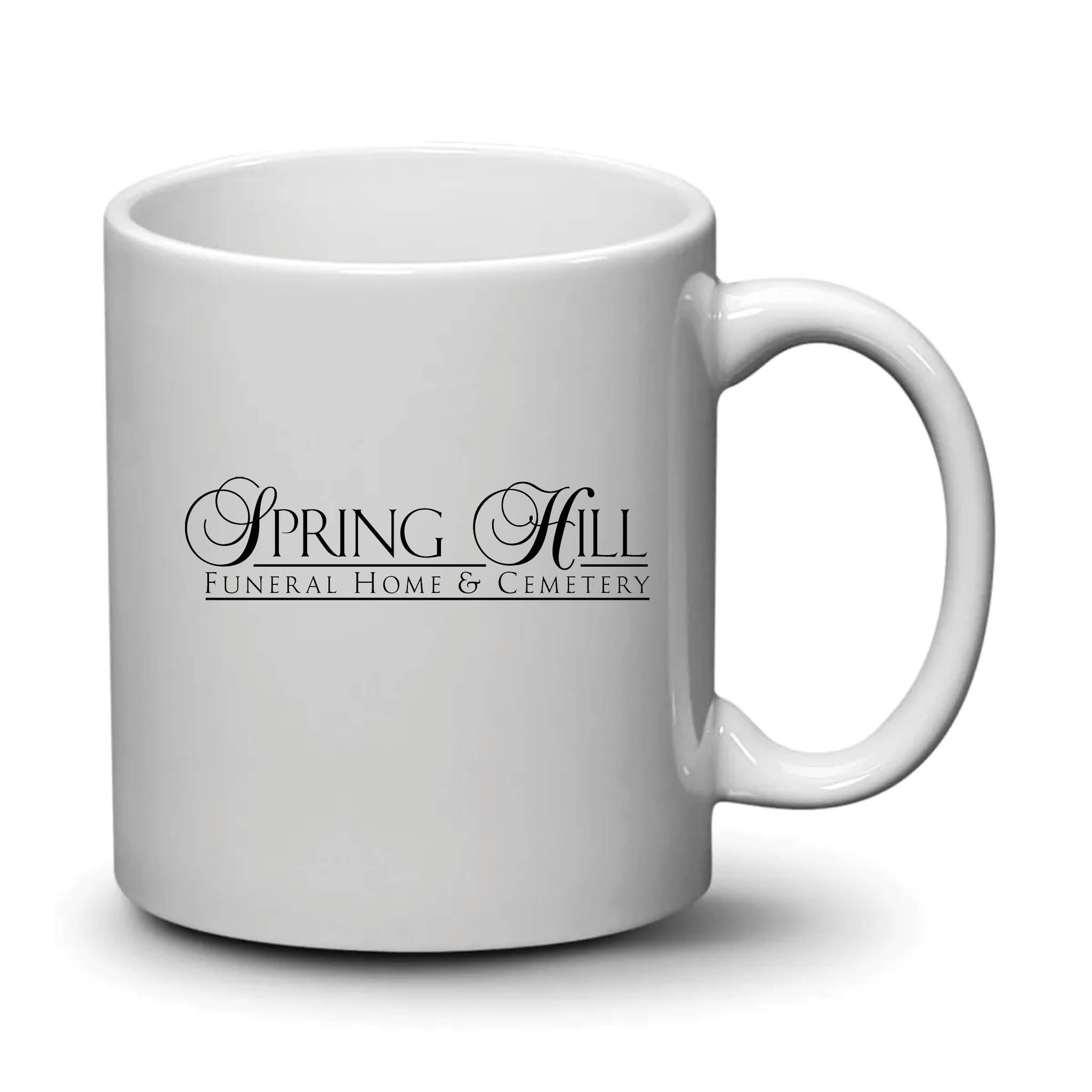 Malibu Mug White Black Logo