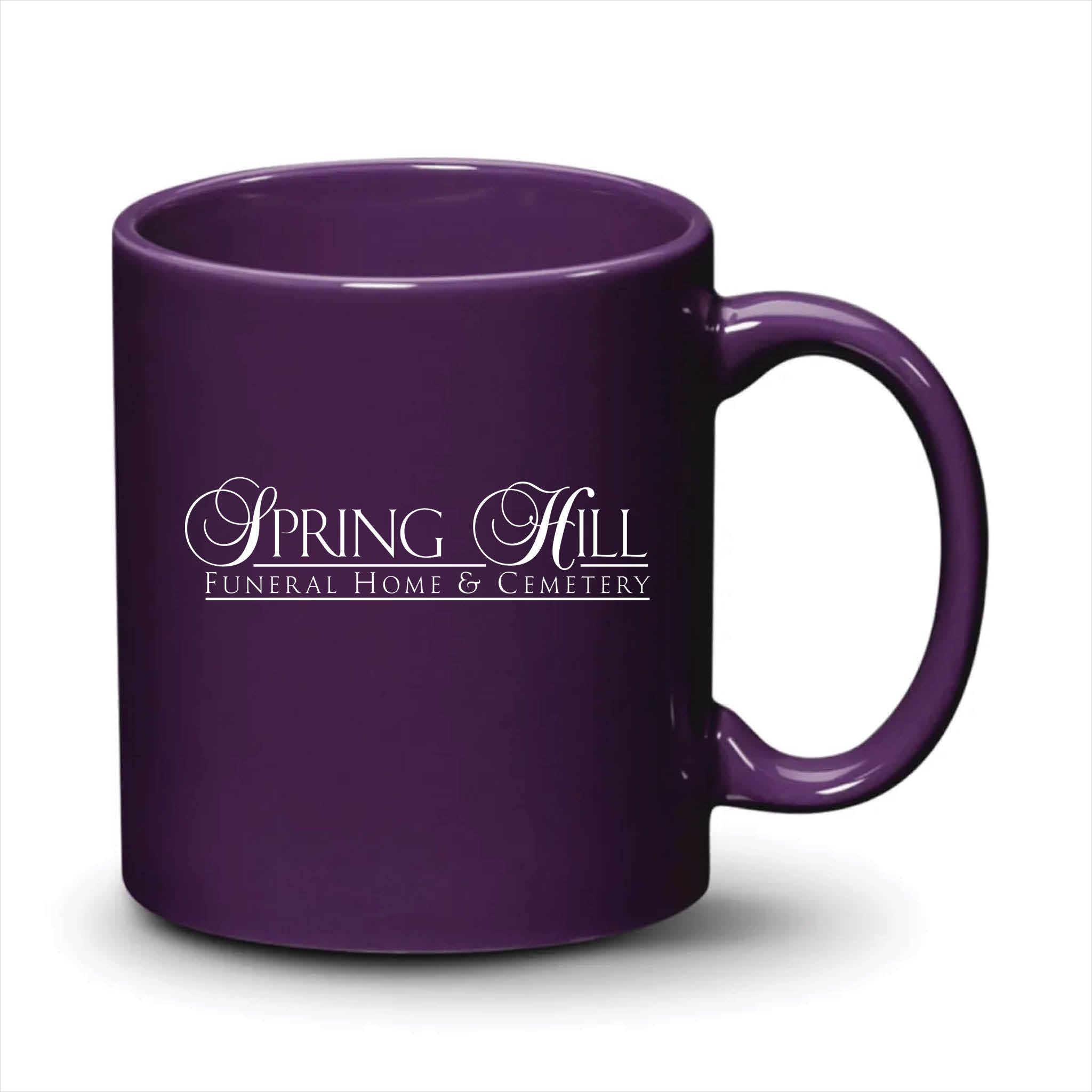 Malibu Mug Purple White Logo