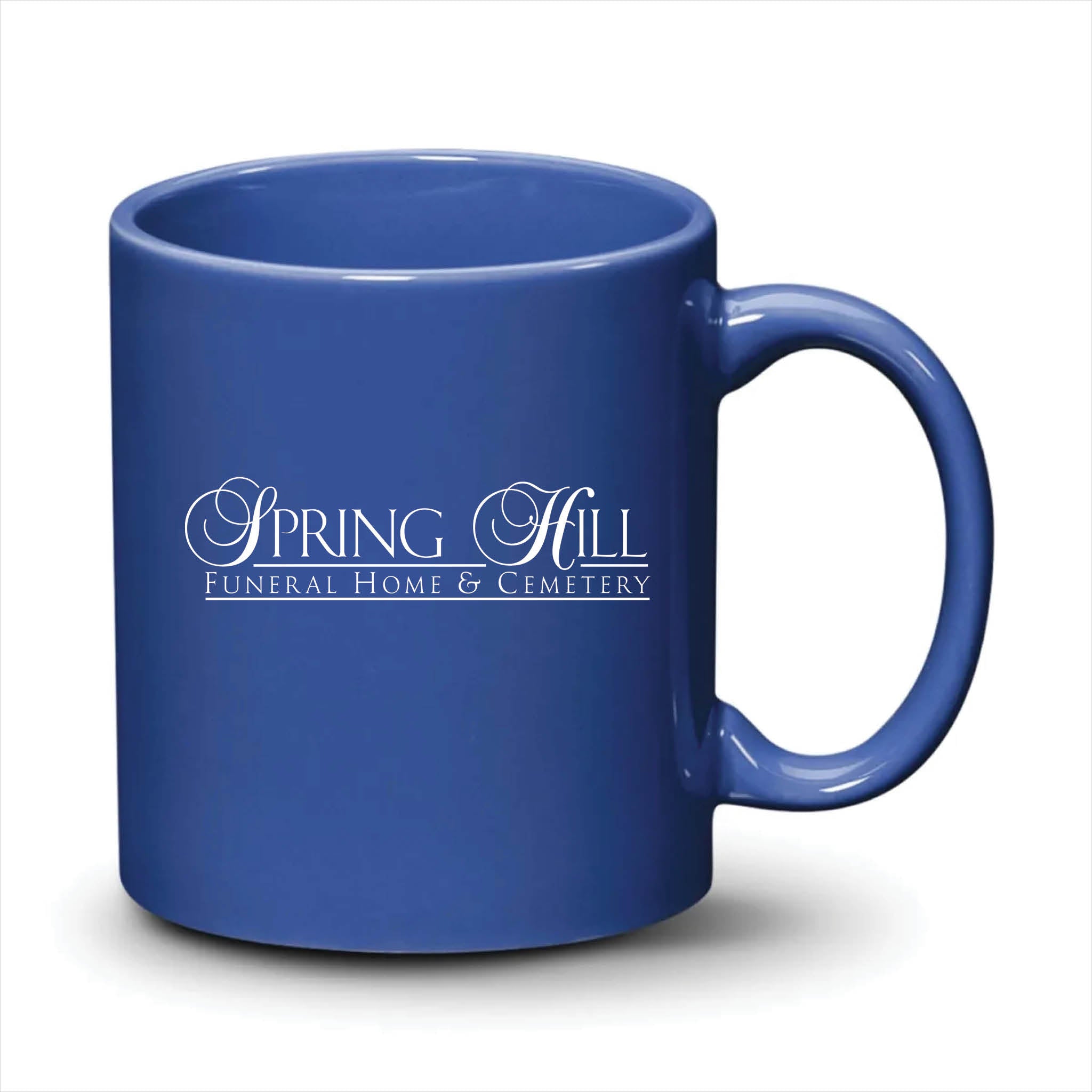 Malibu Mug Ocean Blue White Logo
