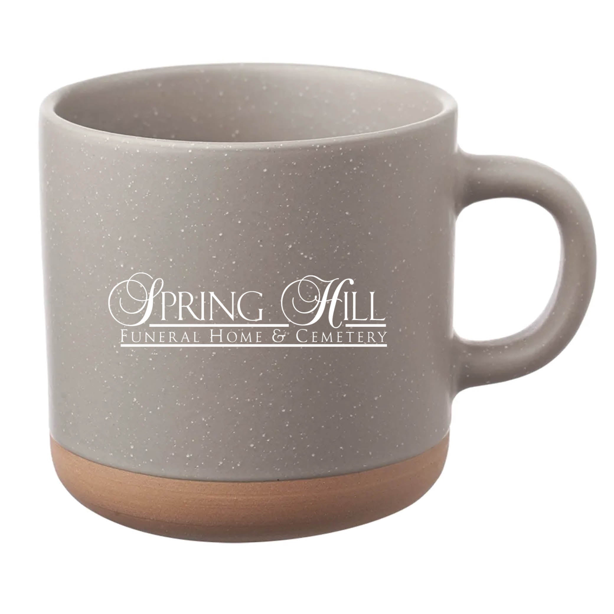 Cosmic Speckled Clay Coffee Mug 11 oz Gray