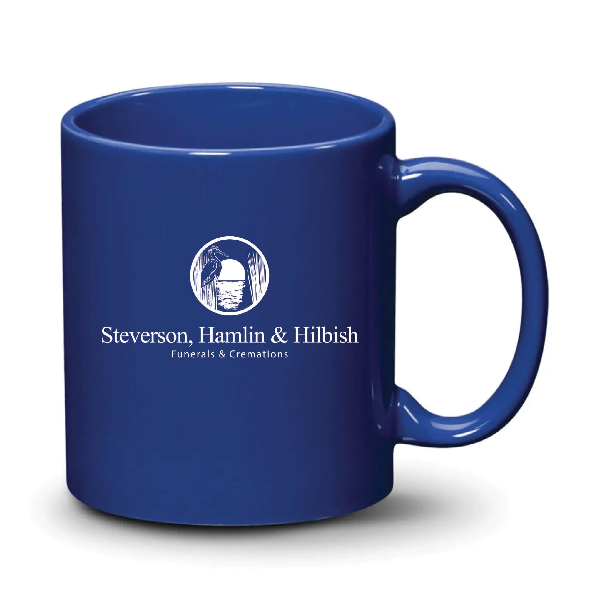 Malibu Mug Royal Blue White Logo