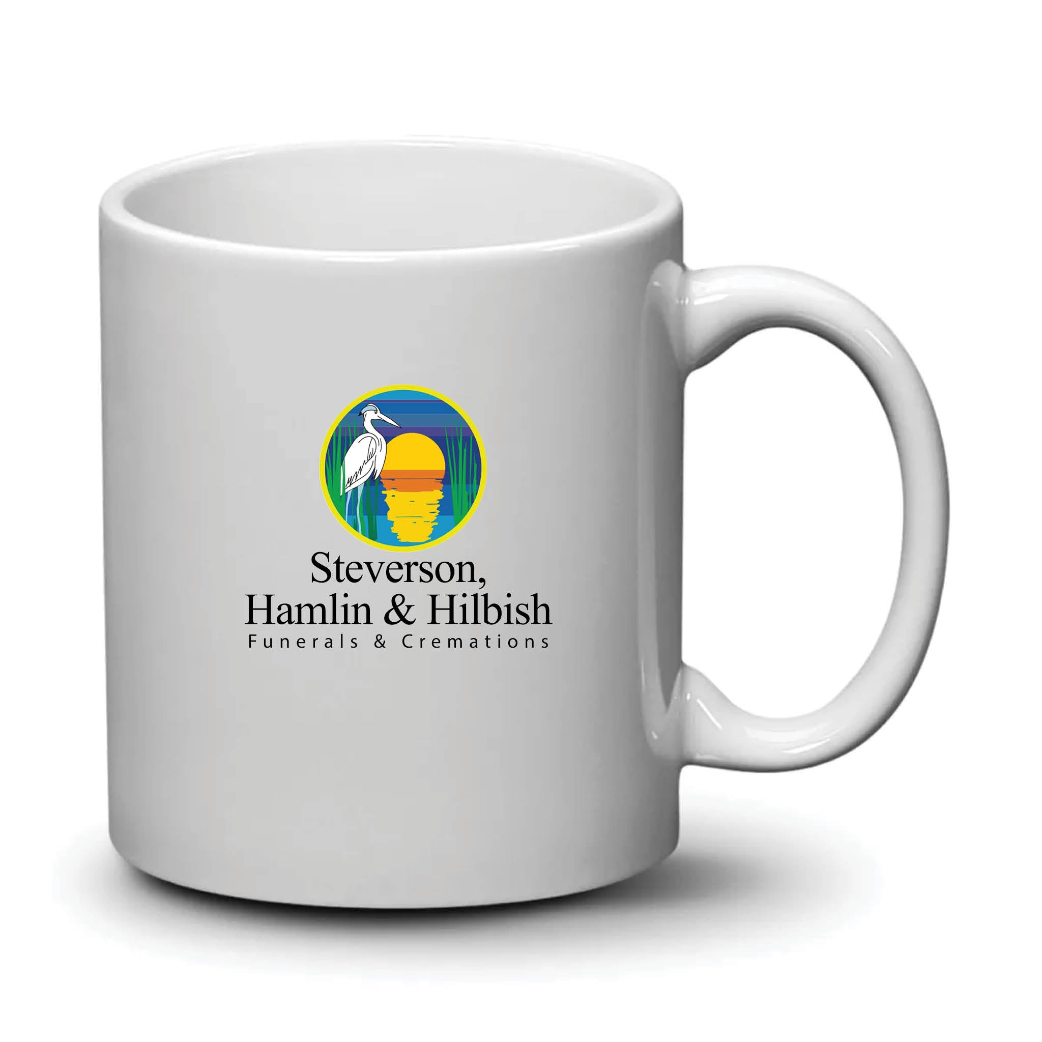 Malibu Mug White Full Color Logo