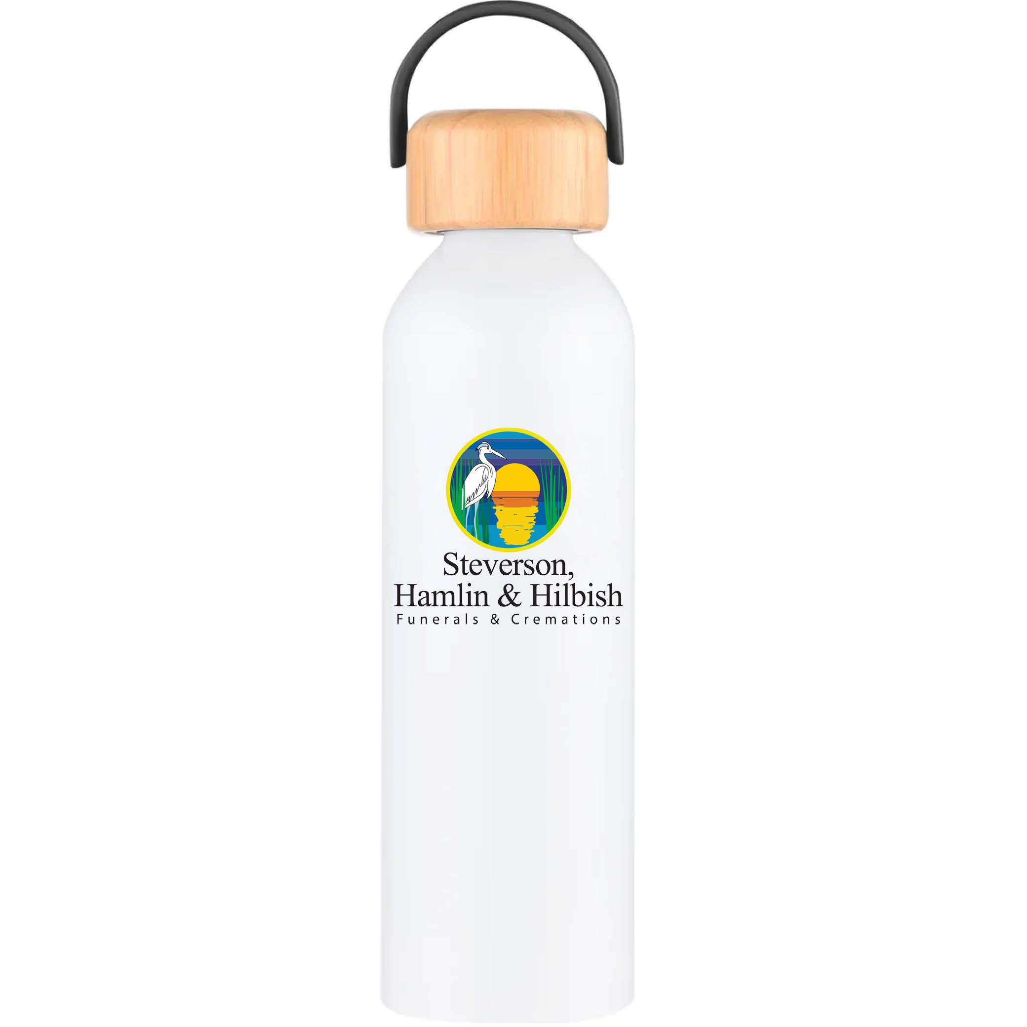 Geyser-VI 24 Oz. Eco Friendly Sports Water Bottle White