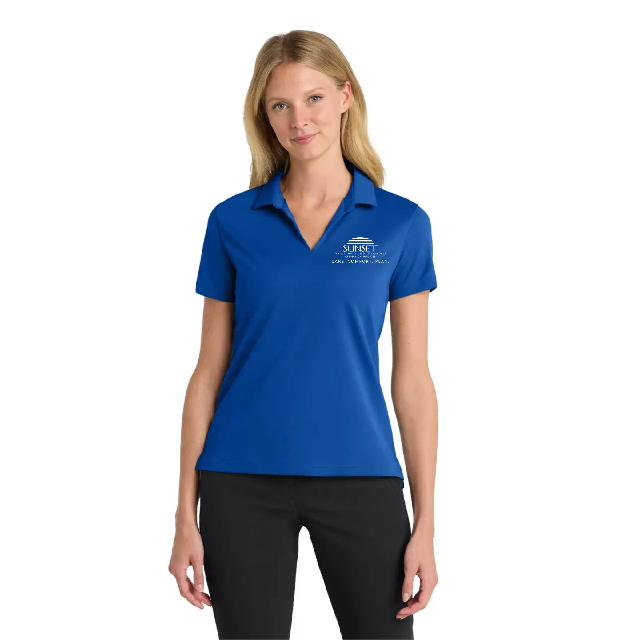 Nike Women's Dri-FIT Micro Pique 2.0 Polo Game Royal
