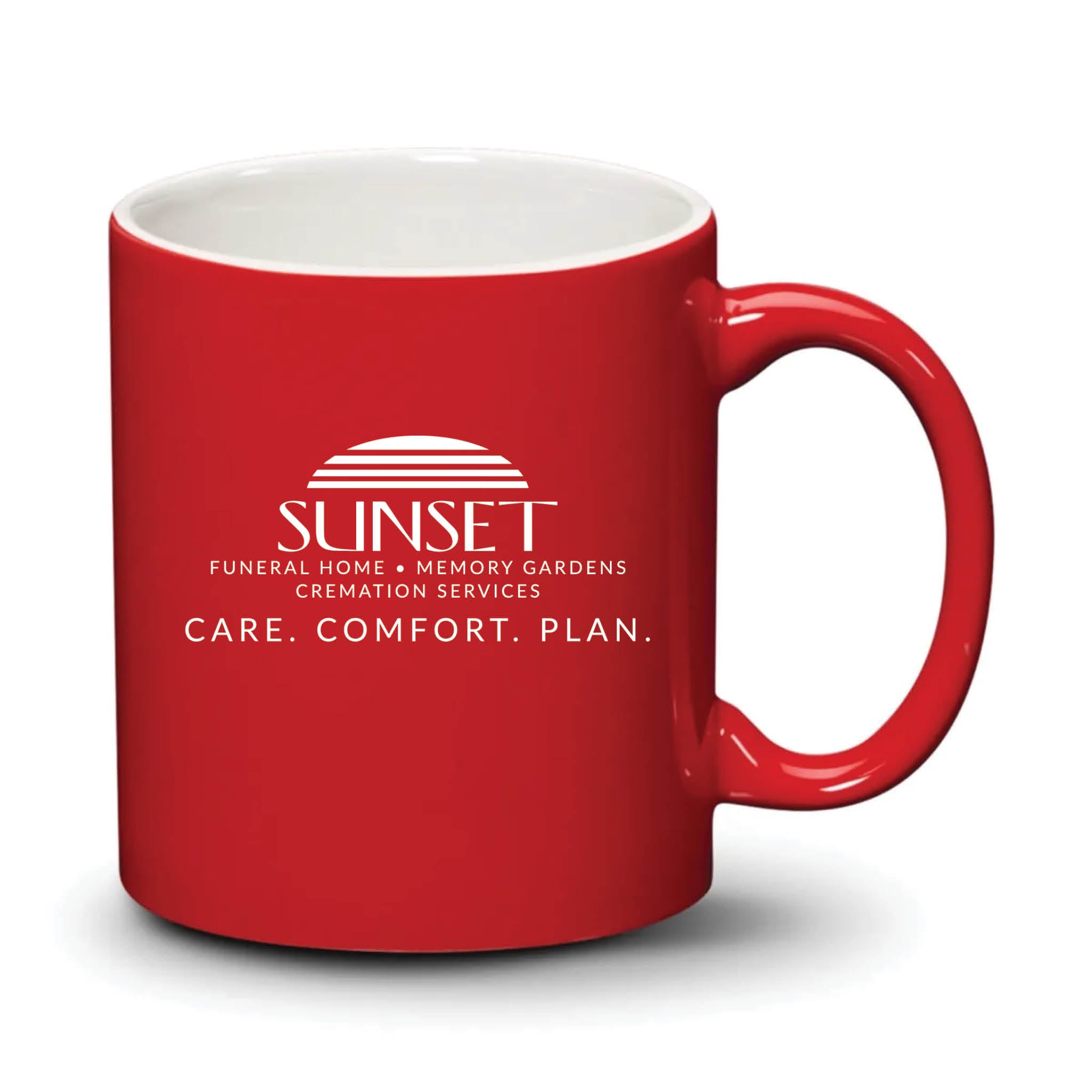 Malibu Mug Red White Logo