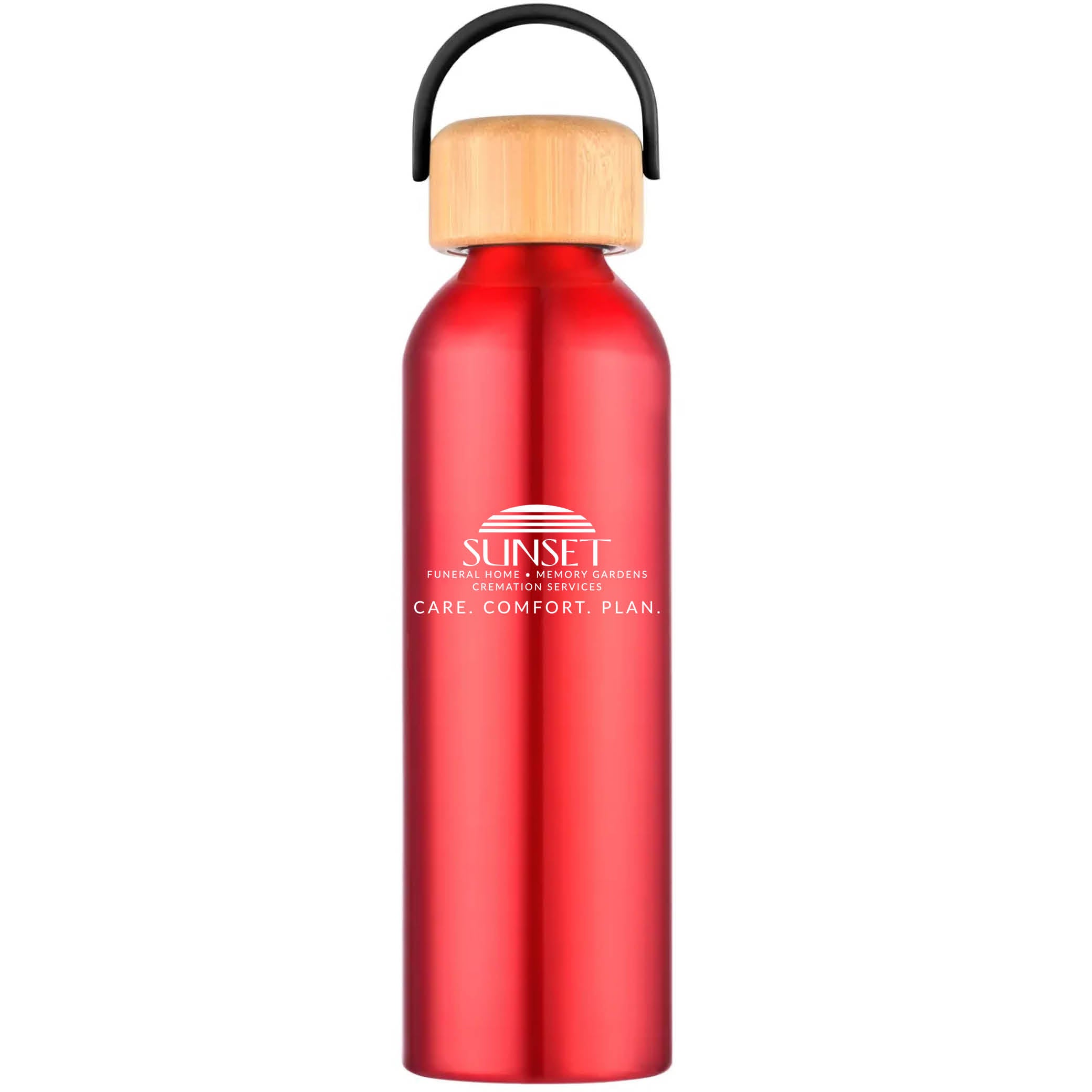 Geyser-VI 24 Oz. Eco Friendly Sports Water Bottle Red