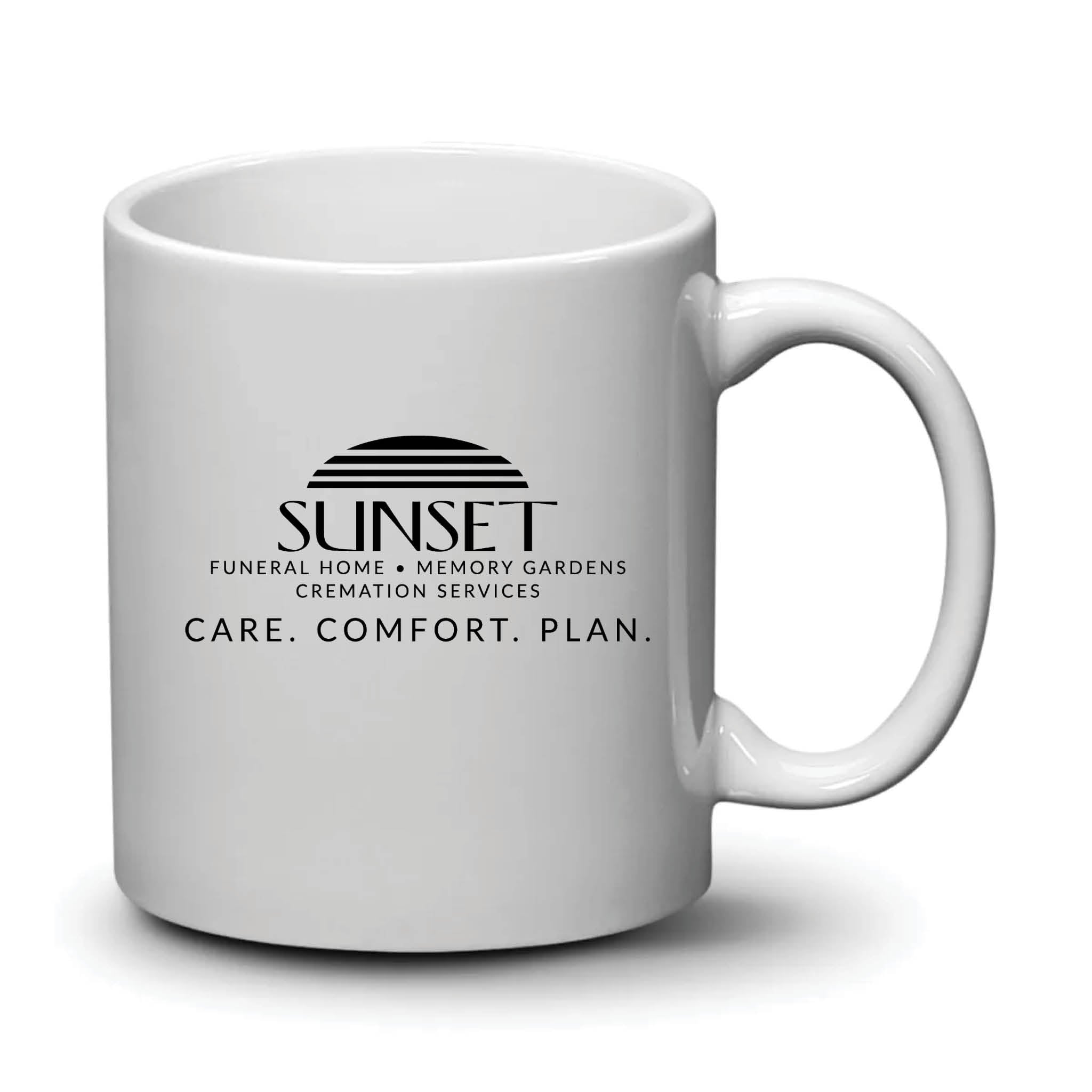 Malibu Mug White Black Logo