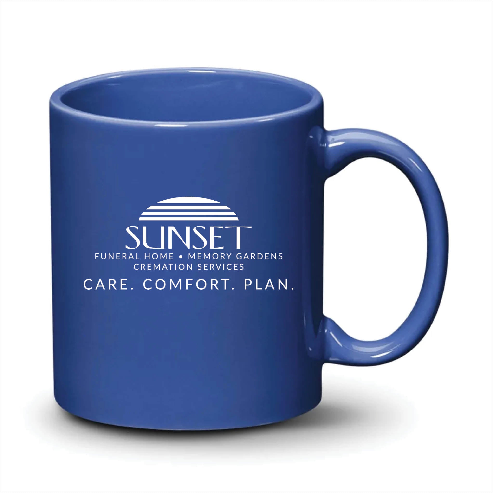 Malibu Mug Ocean Blue White Logo