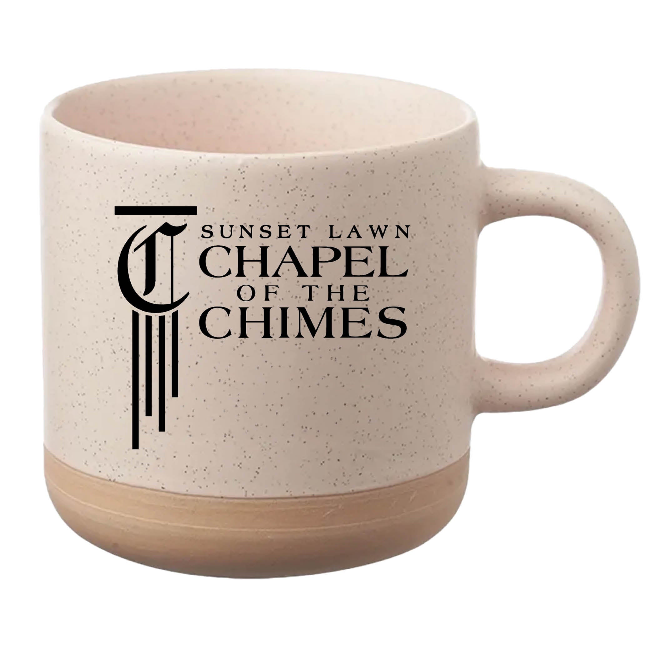 Cosmic Speckled Clay Coffee Mug 11 oz Cream