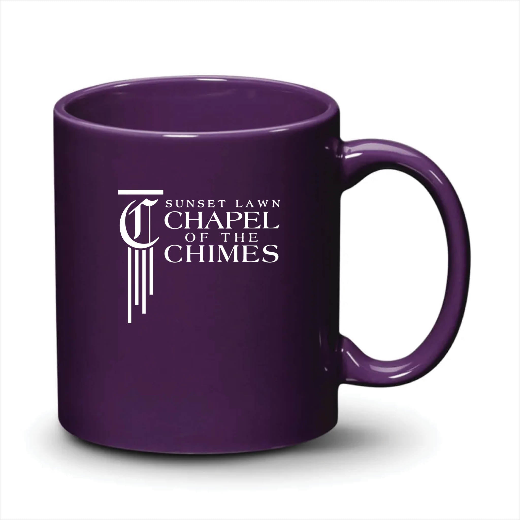 Malibu Mug Purple White Logo