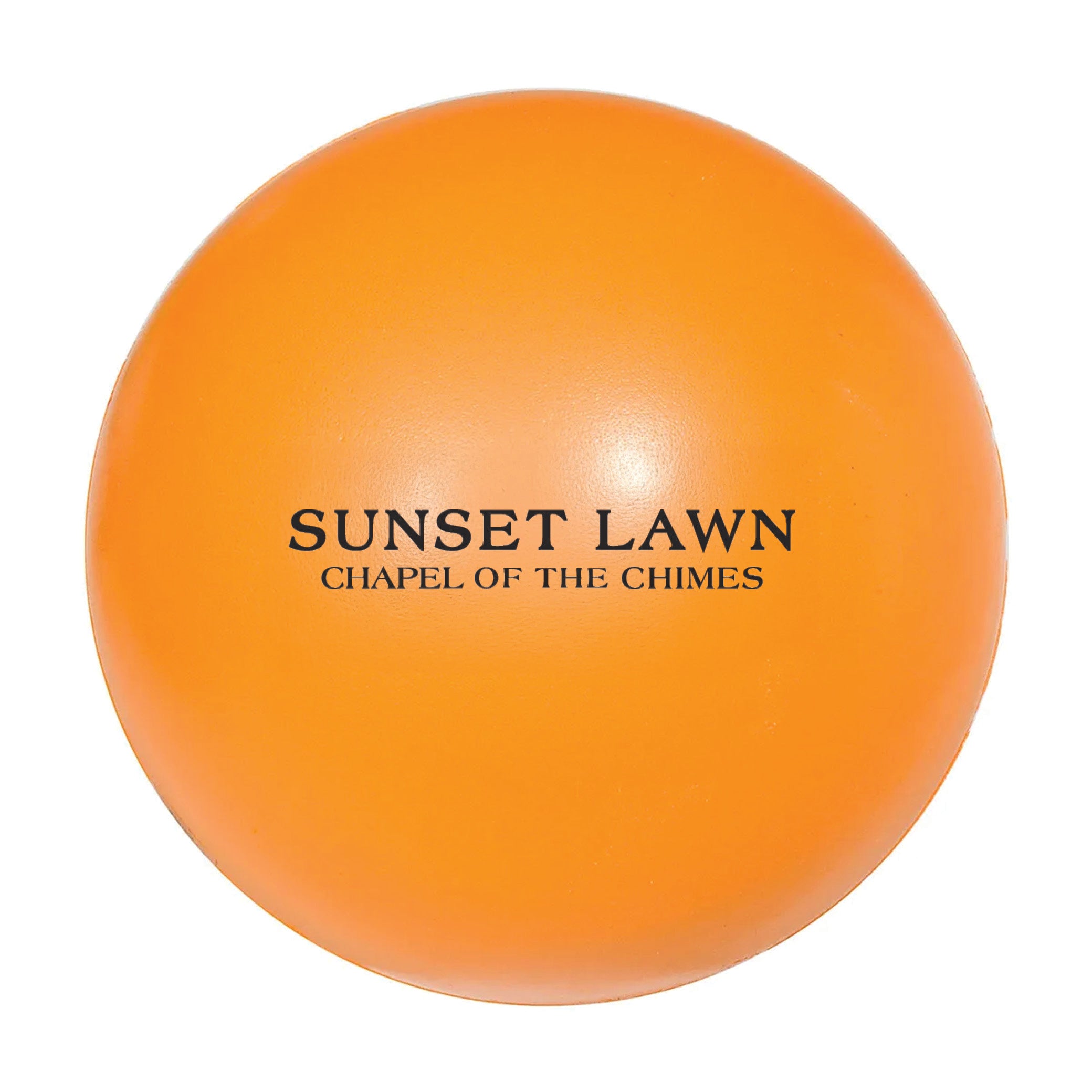 Round Stress Ball Orange