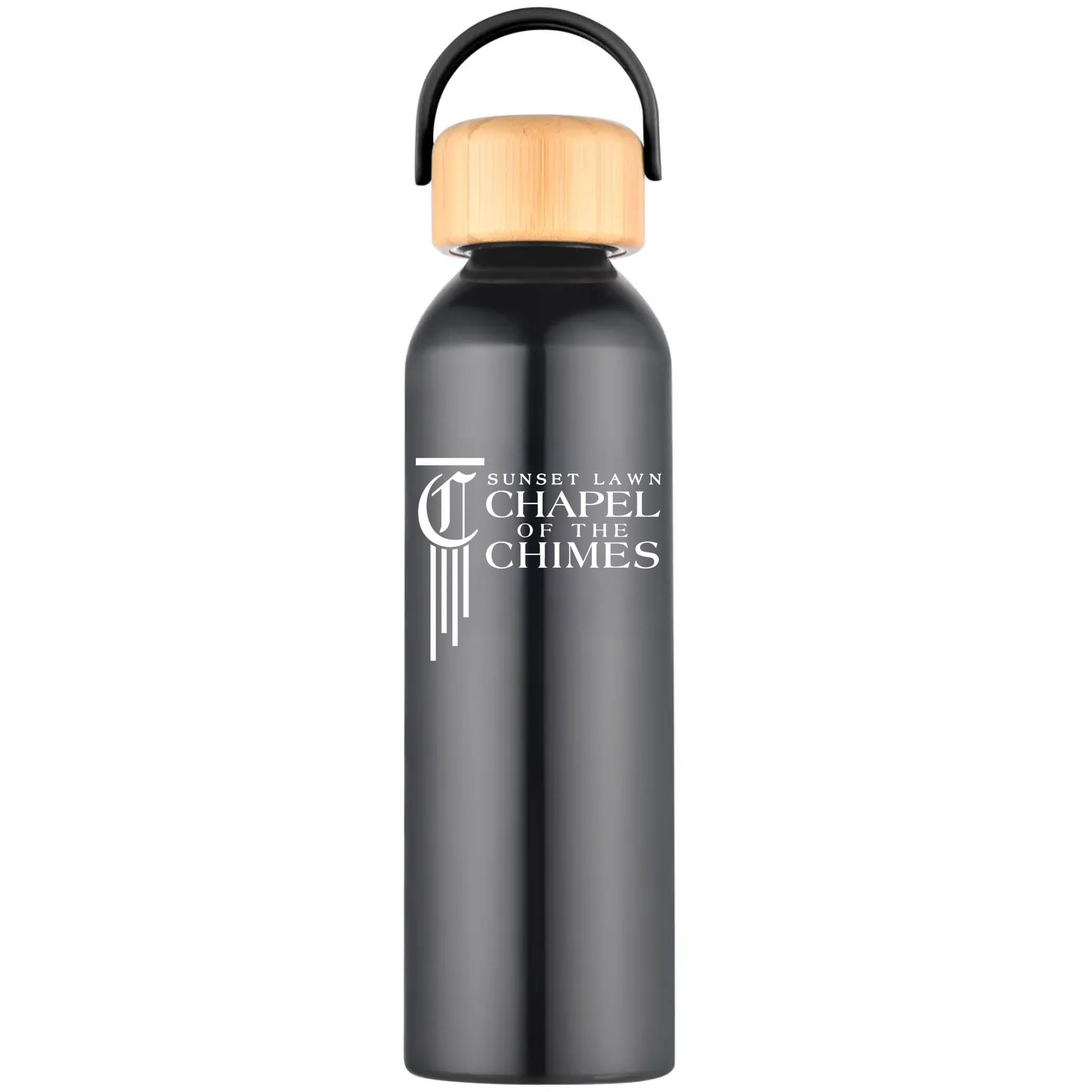 Geyser-VI 24 Oz. Eco Friendly Sports Water Bottle Black