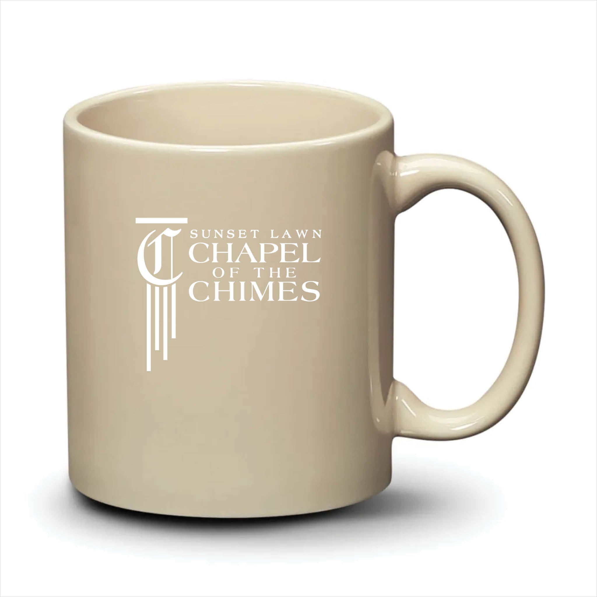 Malibu Mug Almond White Logo