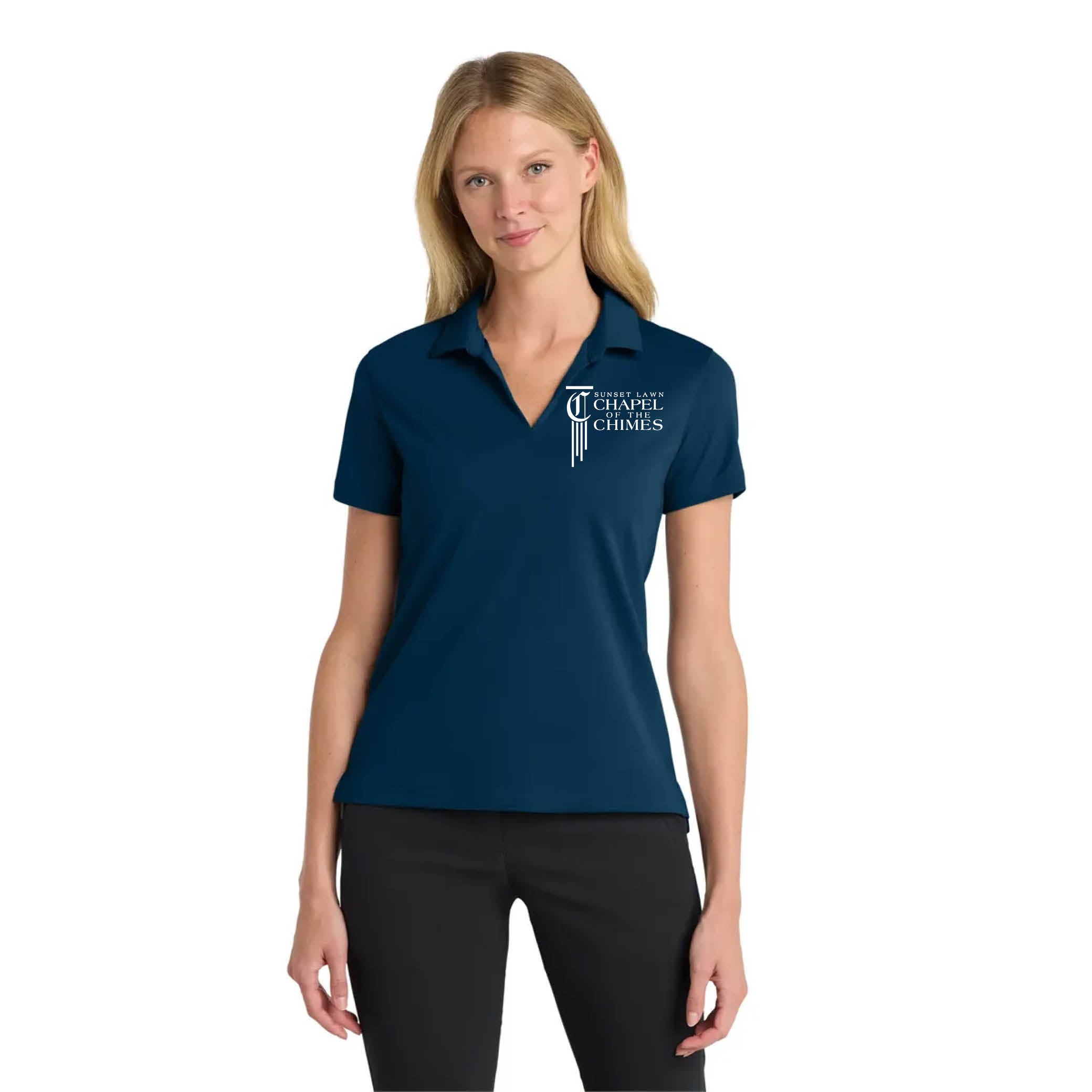 Nike Women's Dri-FIT Micro Pique 2.0 Polo Navy