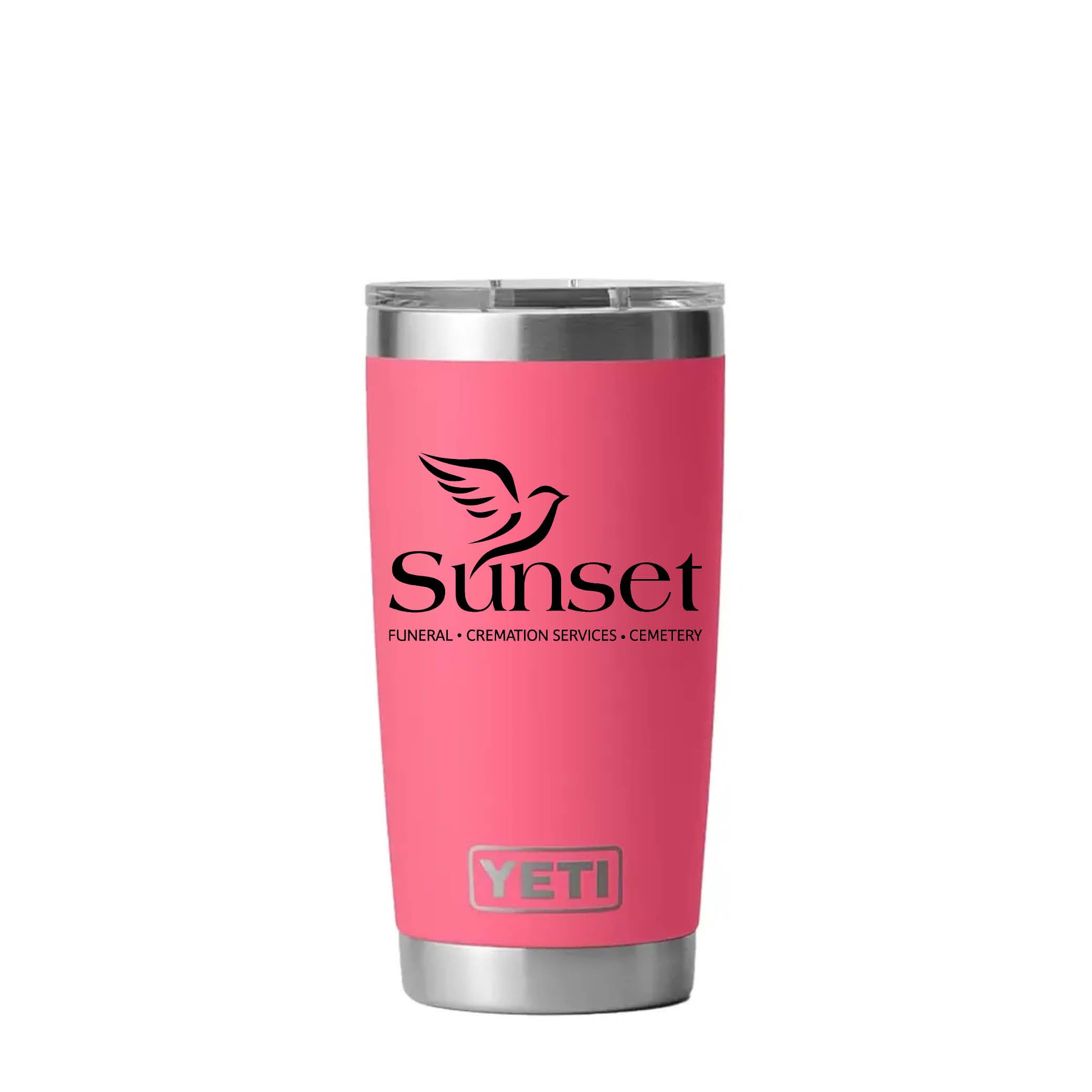 YETI Rambler 20 oz Tumbler Tropical Pink