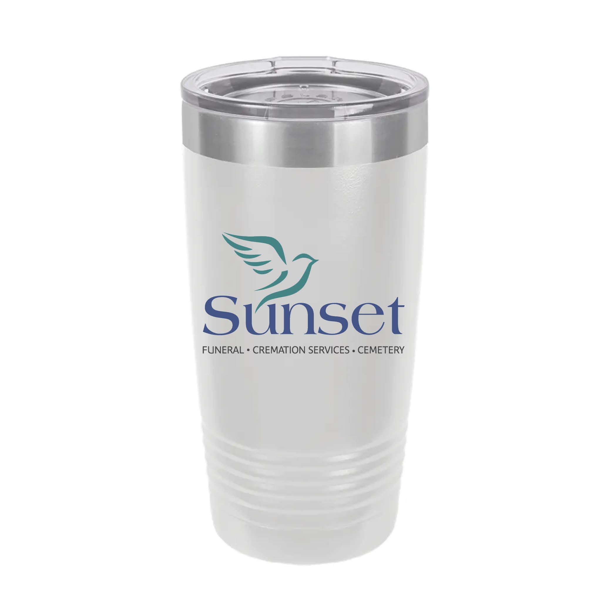 Polar Camel 20oz Ringneck Tumbler White