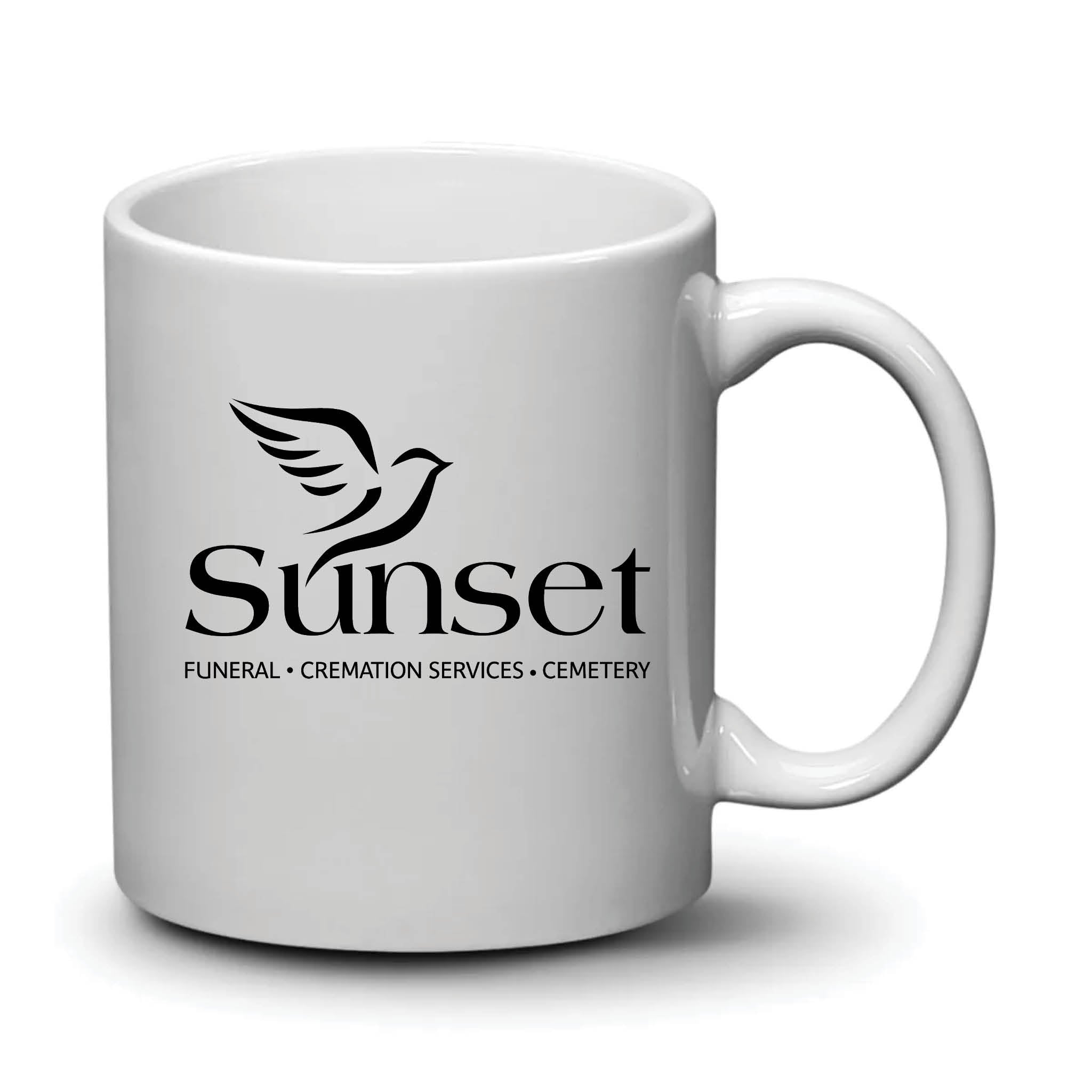 Malibu Mug White Black Logo