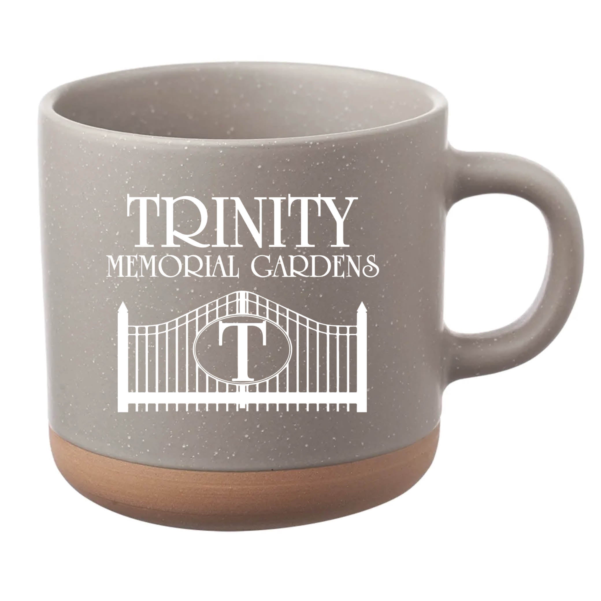 Cosmic Speckled Clay Coffee Mug 11 oz Gray