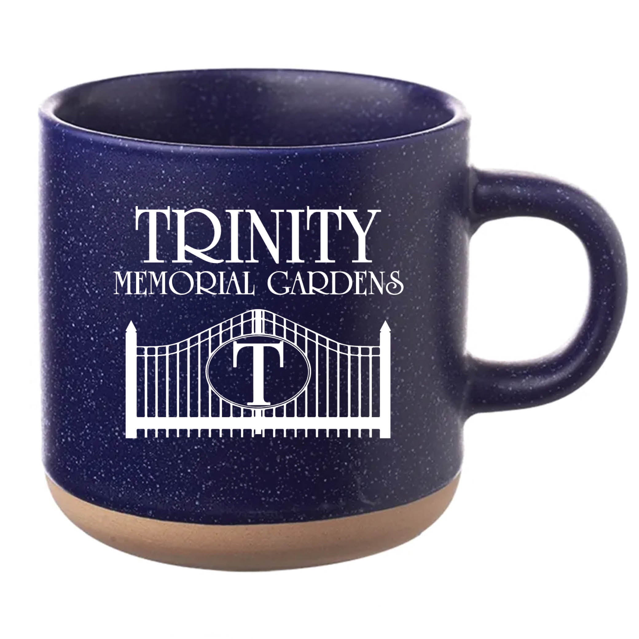Cosmic Speckled Clay Coffee Mug 11 oz Blue