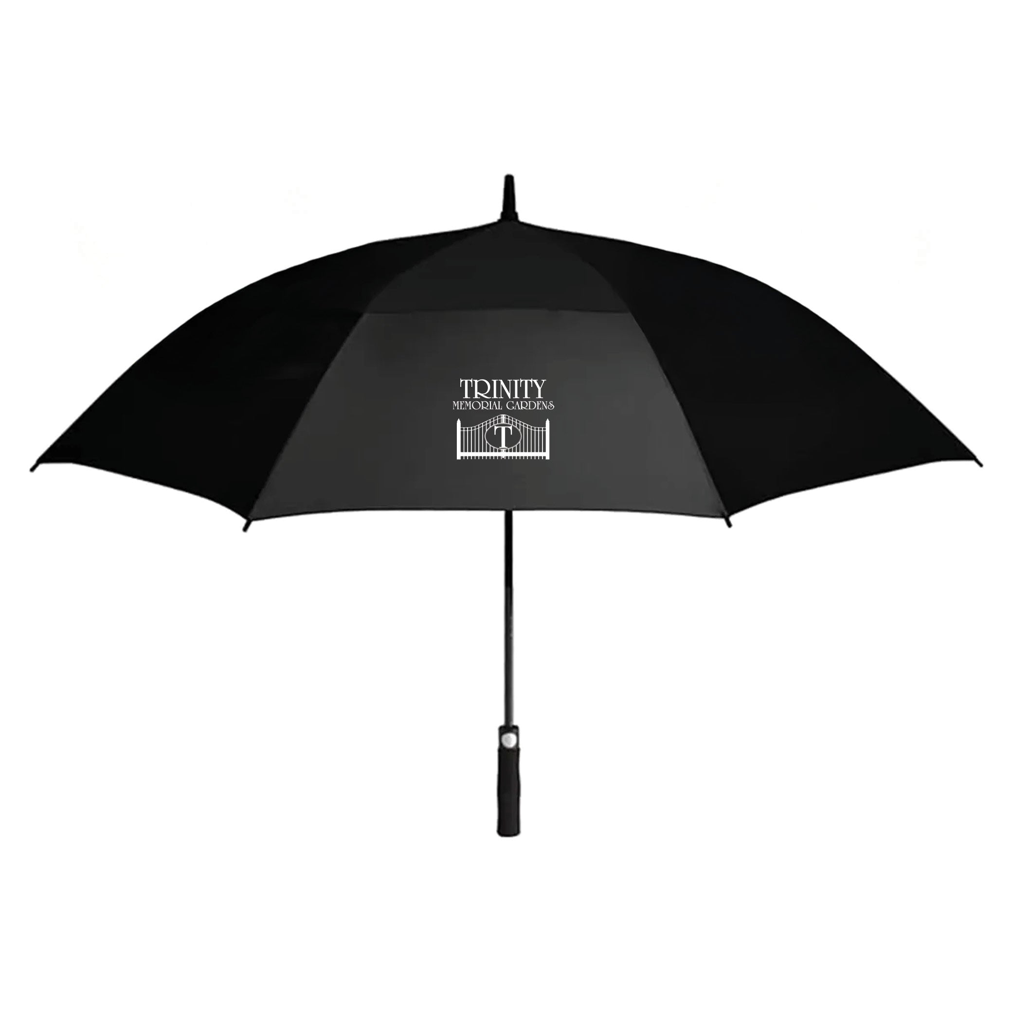 The 59" Arc Double Canopy UV Protection Golf Umbrella Black