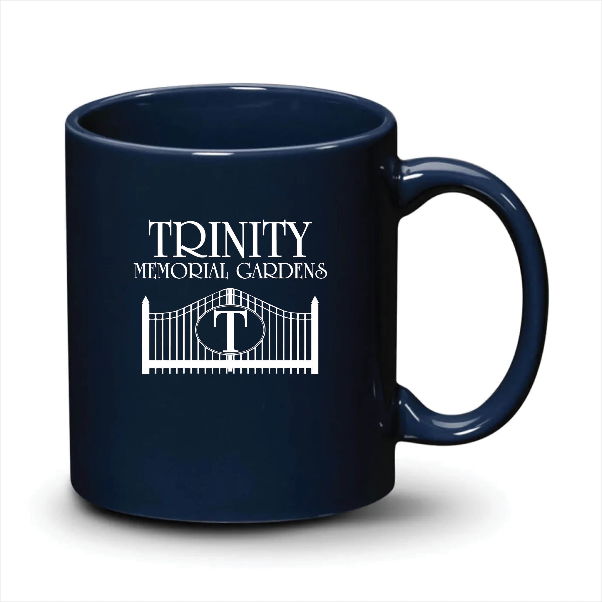 Malibu Mug Navy Blue White Logo