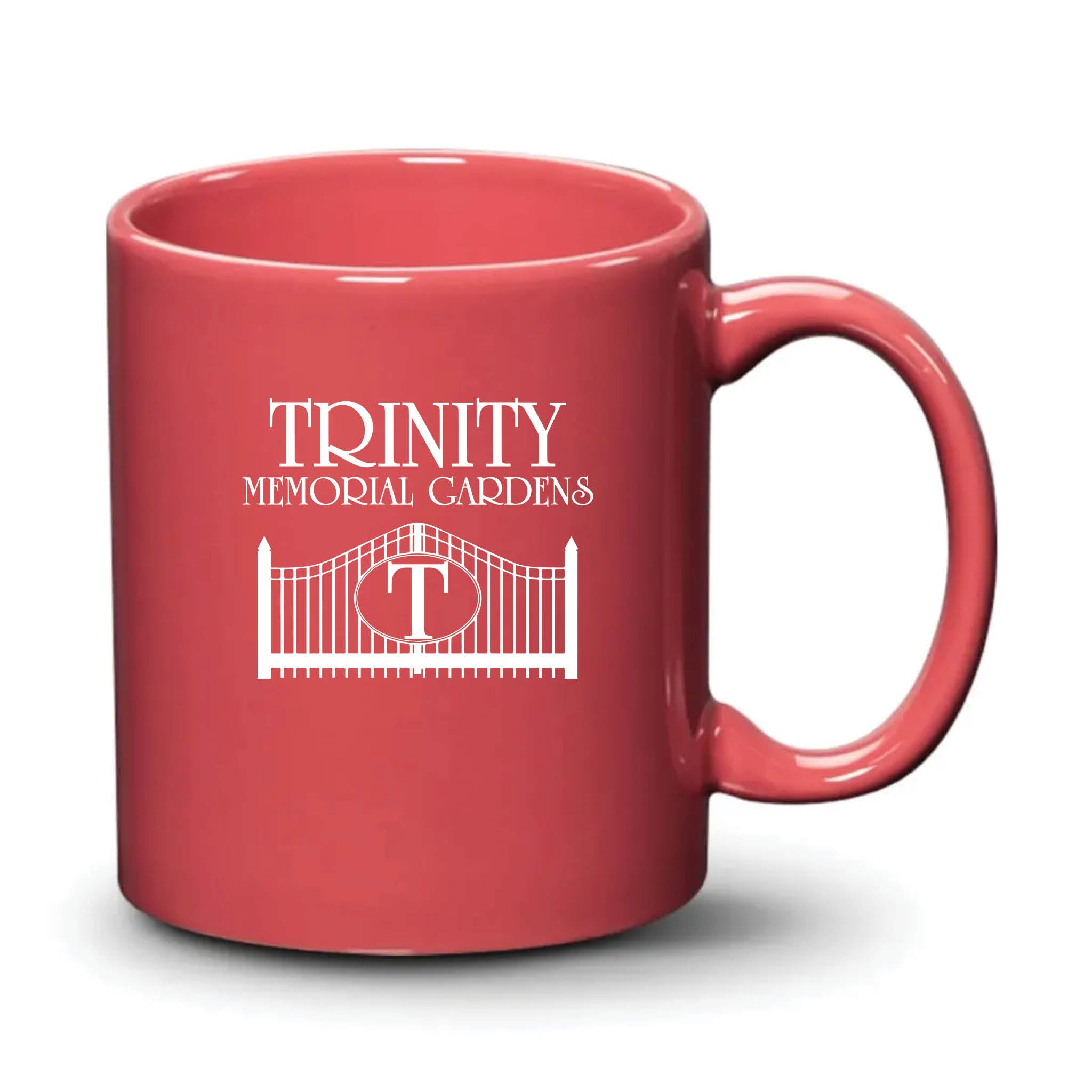 Malibu Mug Coral White Logo