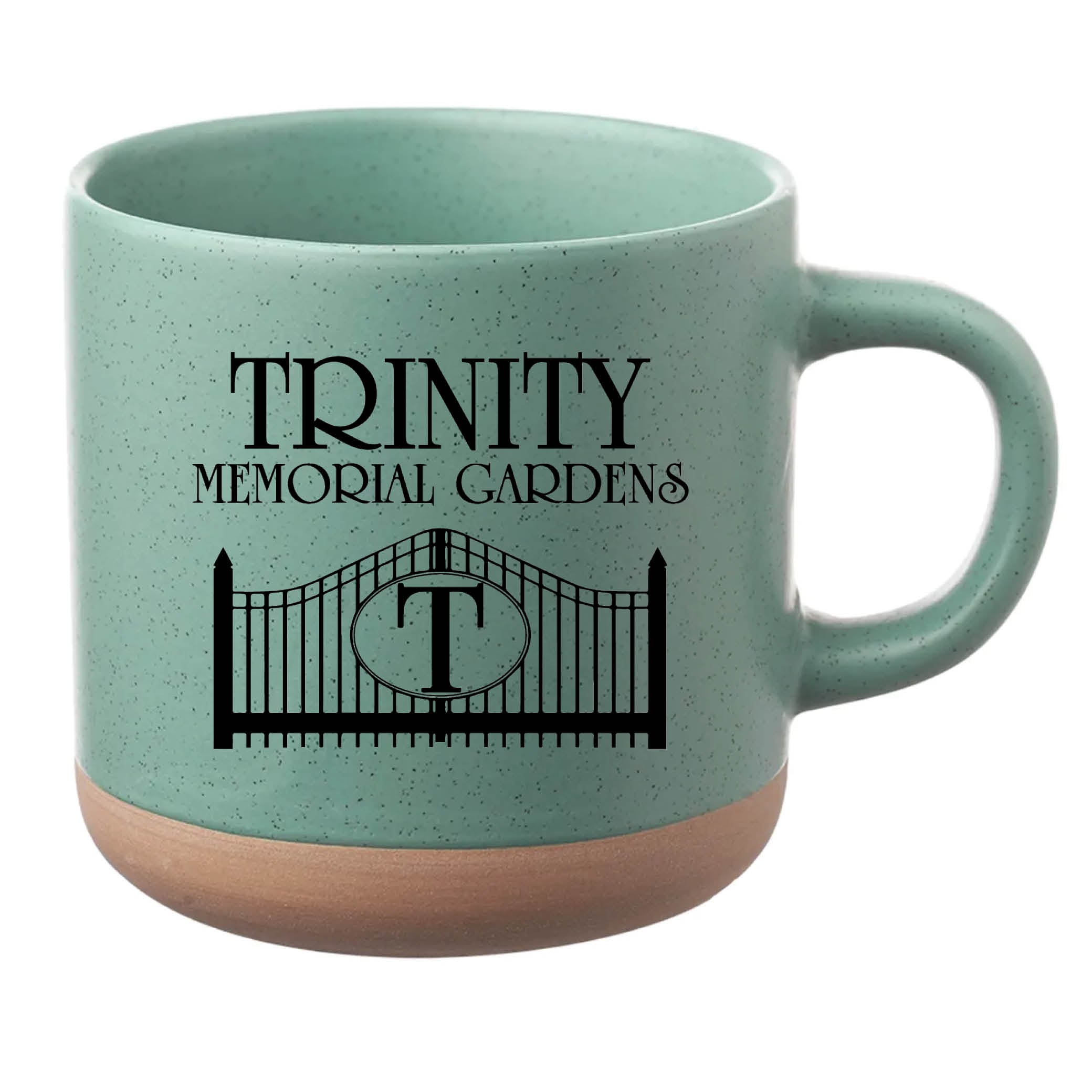 Cosmic Speckled Clay Coffee Mug 11 oz Mint