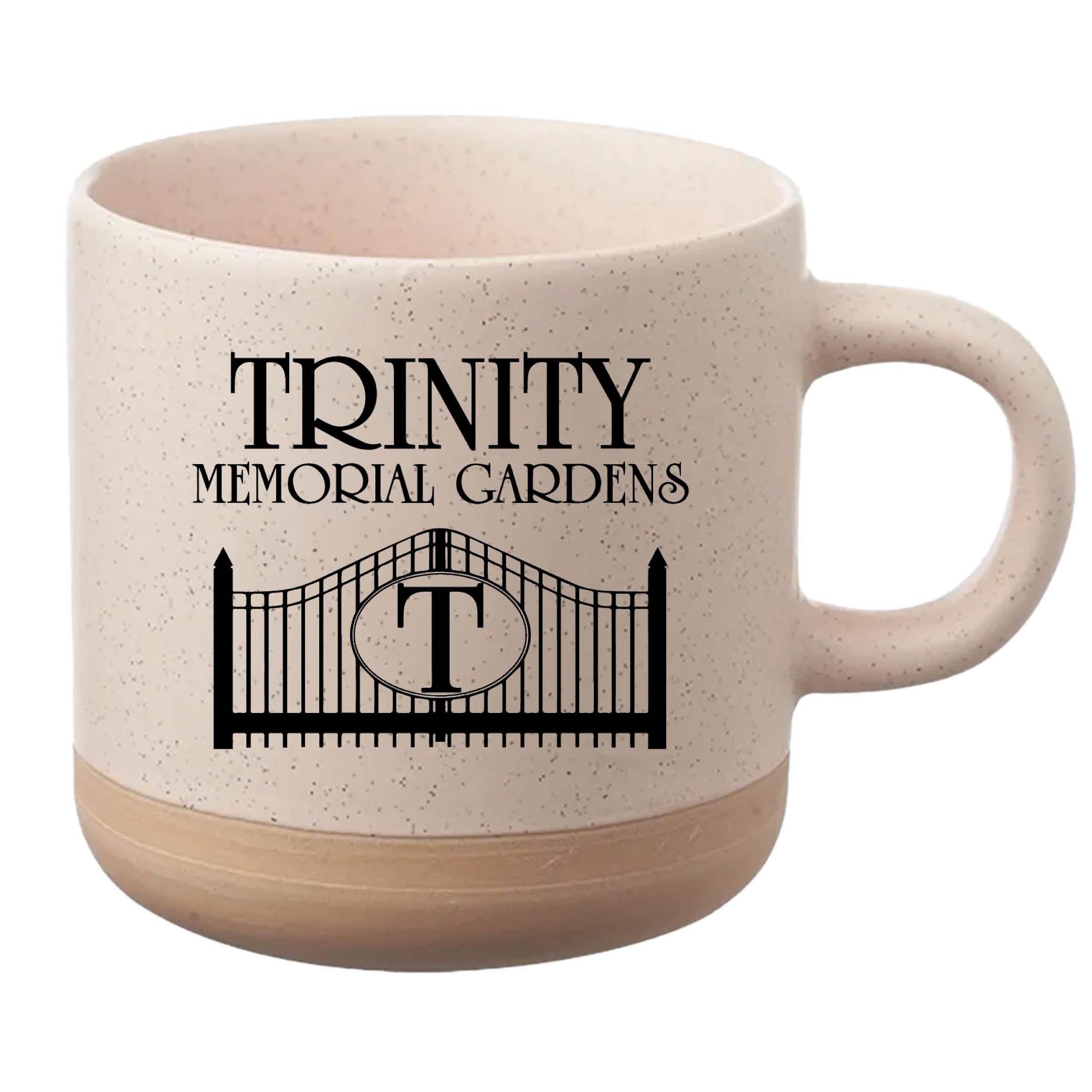 Cosmic Speckled Clay Coffee Mug 11 oz Cream