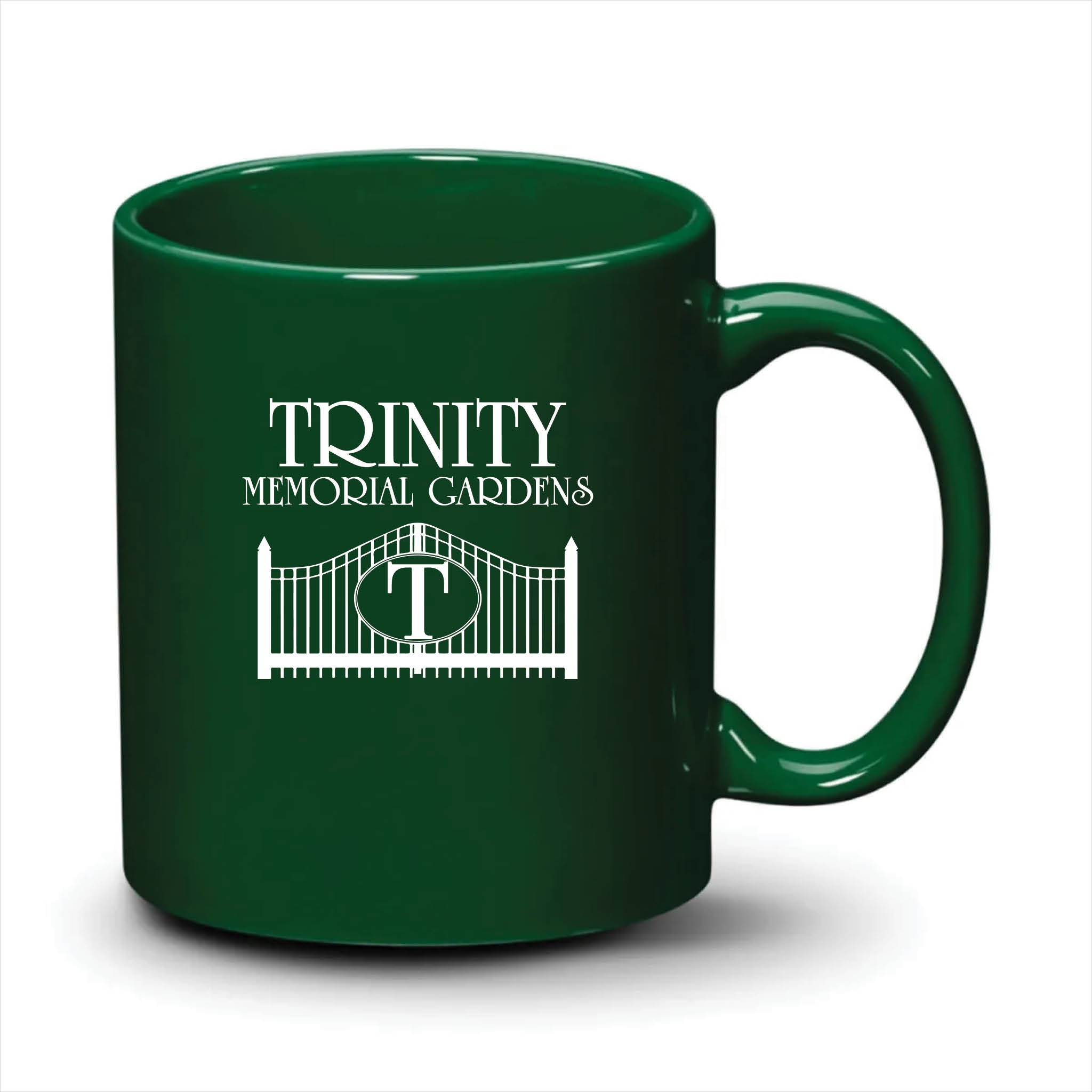 Malibu Mug Hunter Green White Logo