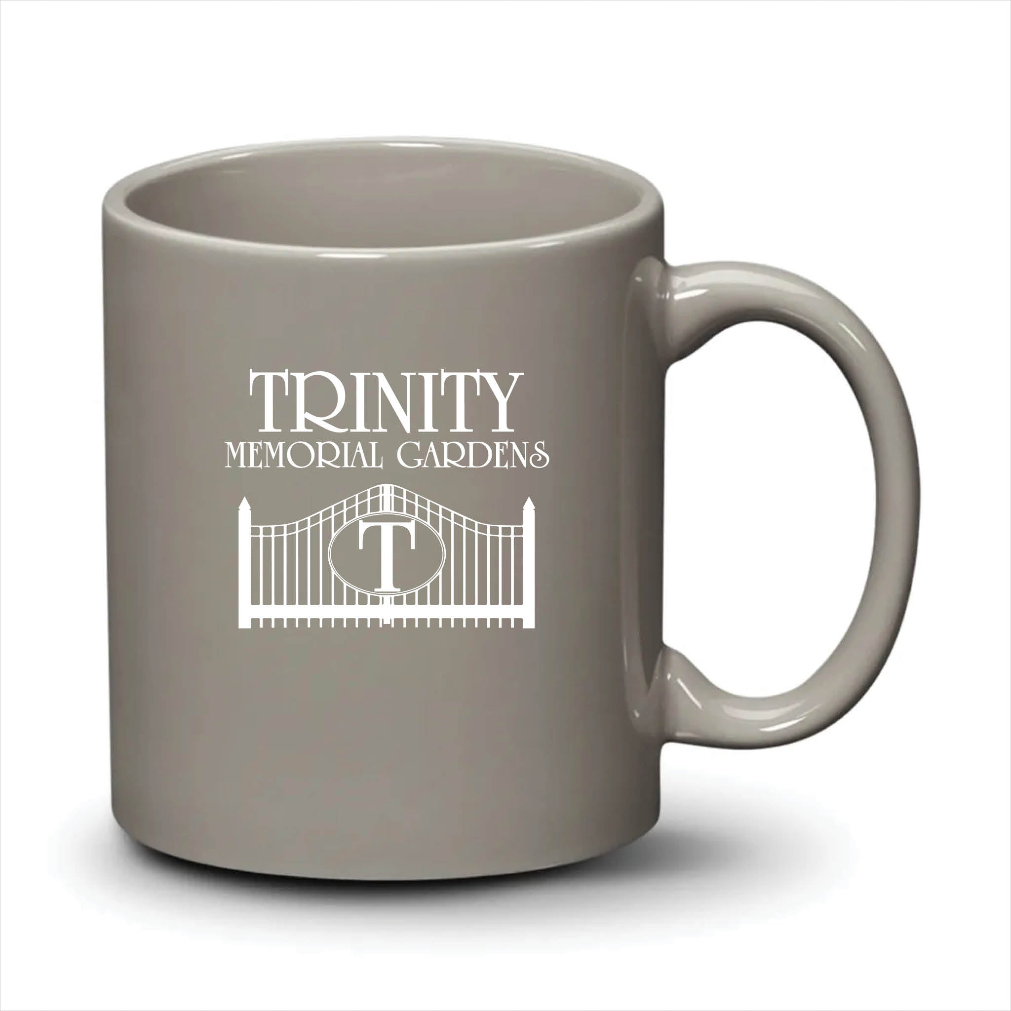 Malibu Mug Light Grey White Logo